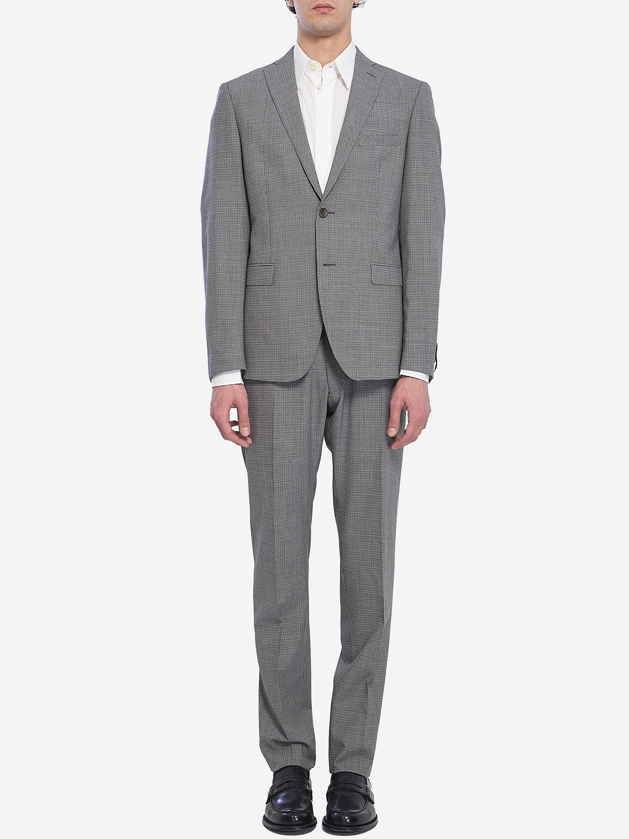 Twopiece suit in virgin wool