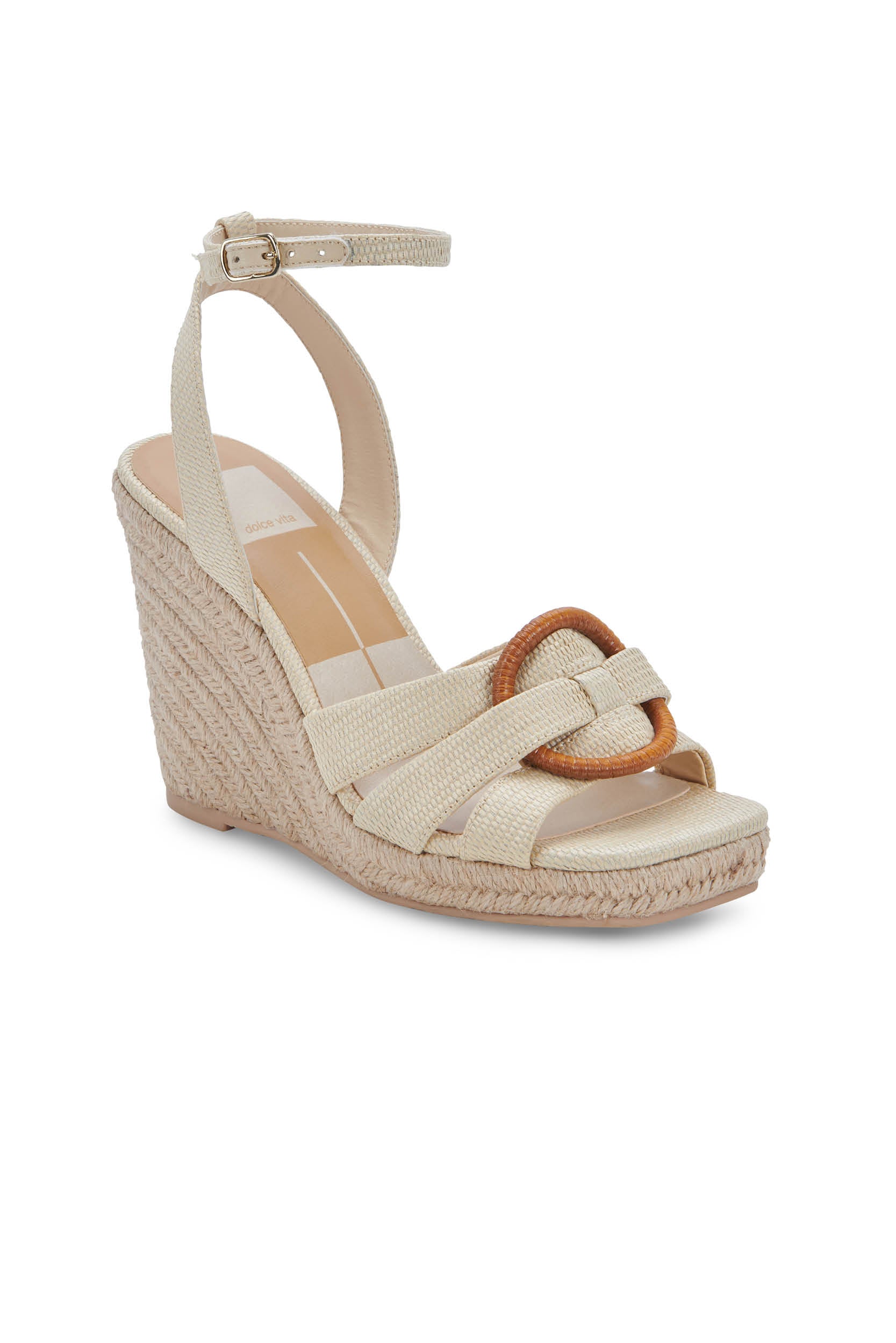 Dolce Vita Maze Wedges - Wheat Raffia 6.5