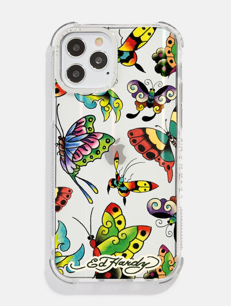 Ed Hardy x Skinnydip Tattoo Butterfly Shock i Phone Case, i Phone X/XS / 11 Pro Case