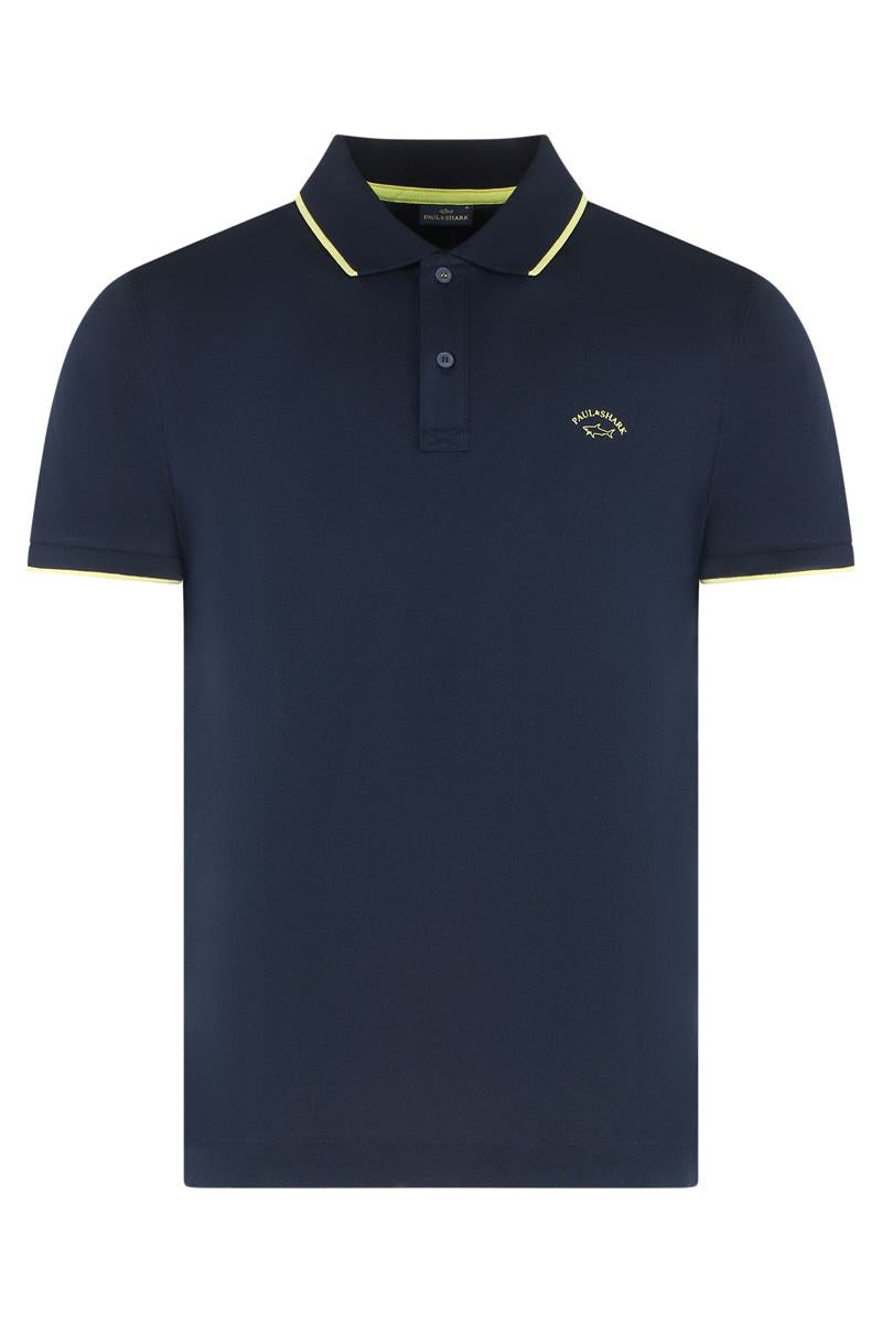 Paul & Shark Cotton-Piqué Polo Shirt