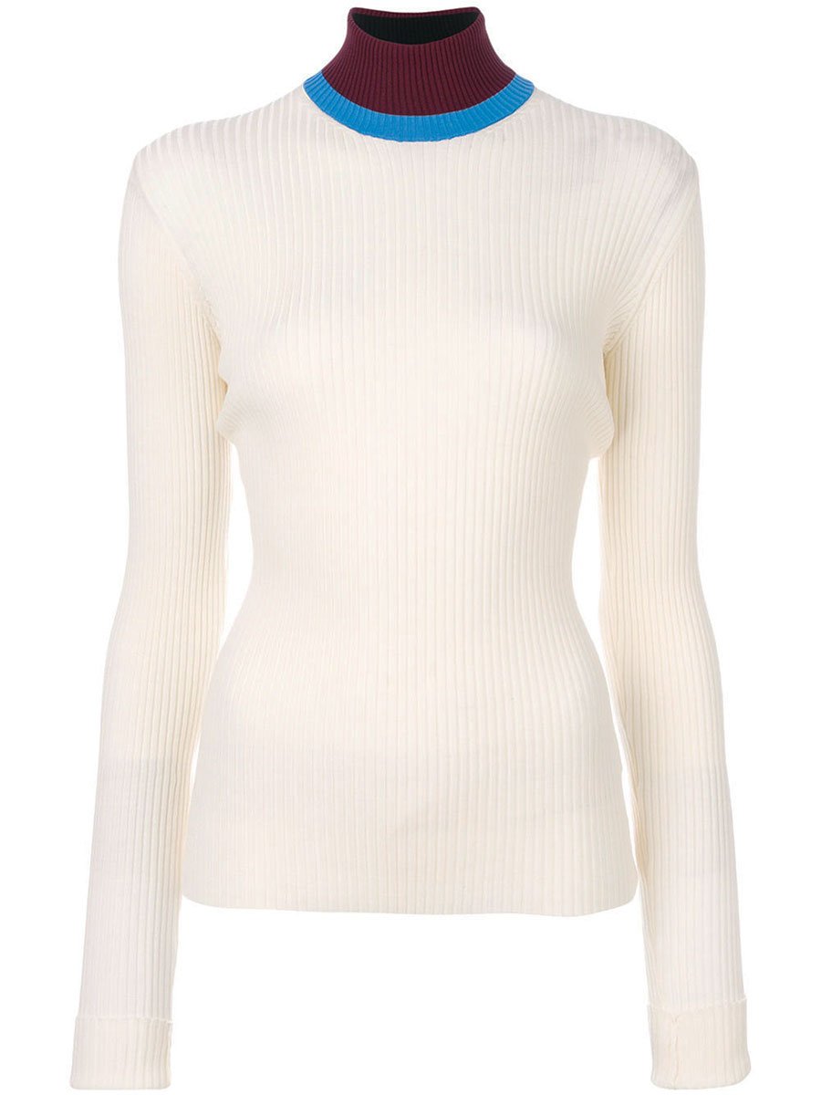White Turtleneck