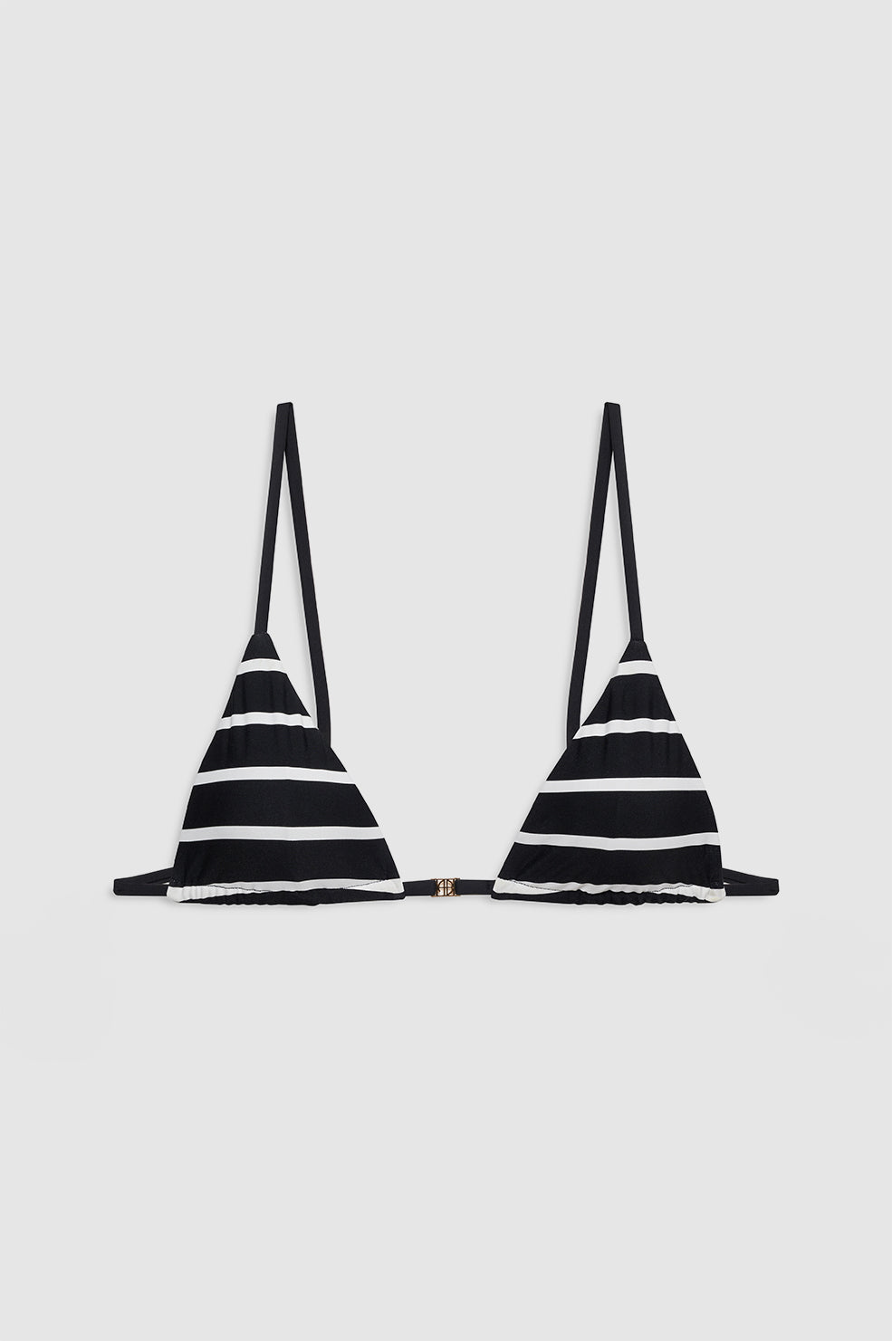 Bellamy Bikini Top - Black And White Stripe S