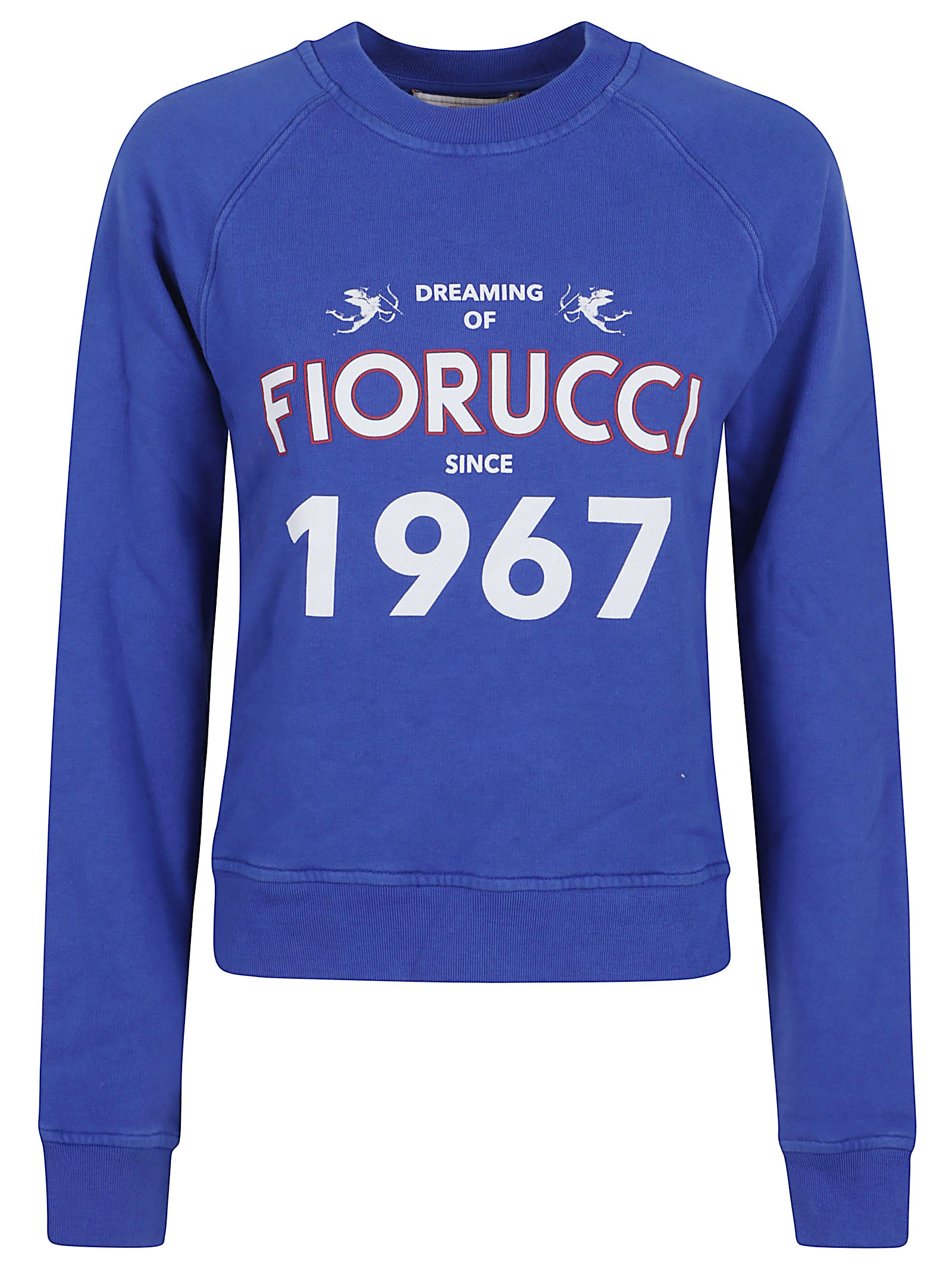 Fiorucci 电光蓝幻梦1967印花修身圆领卫衣