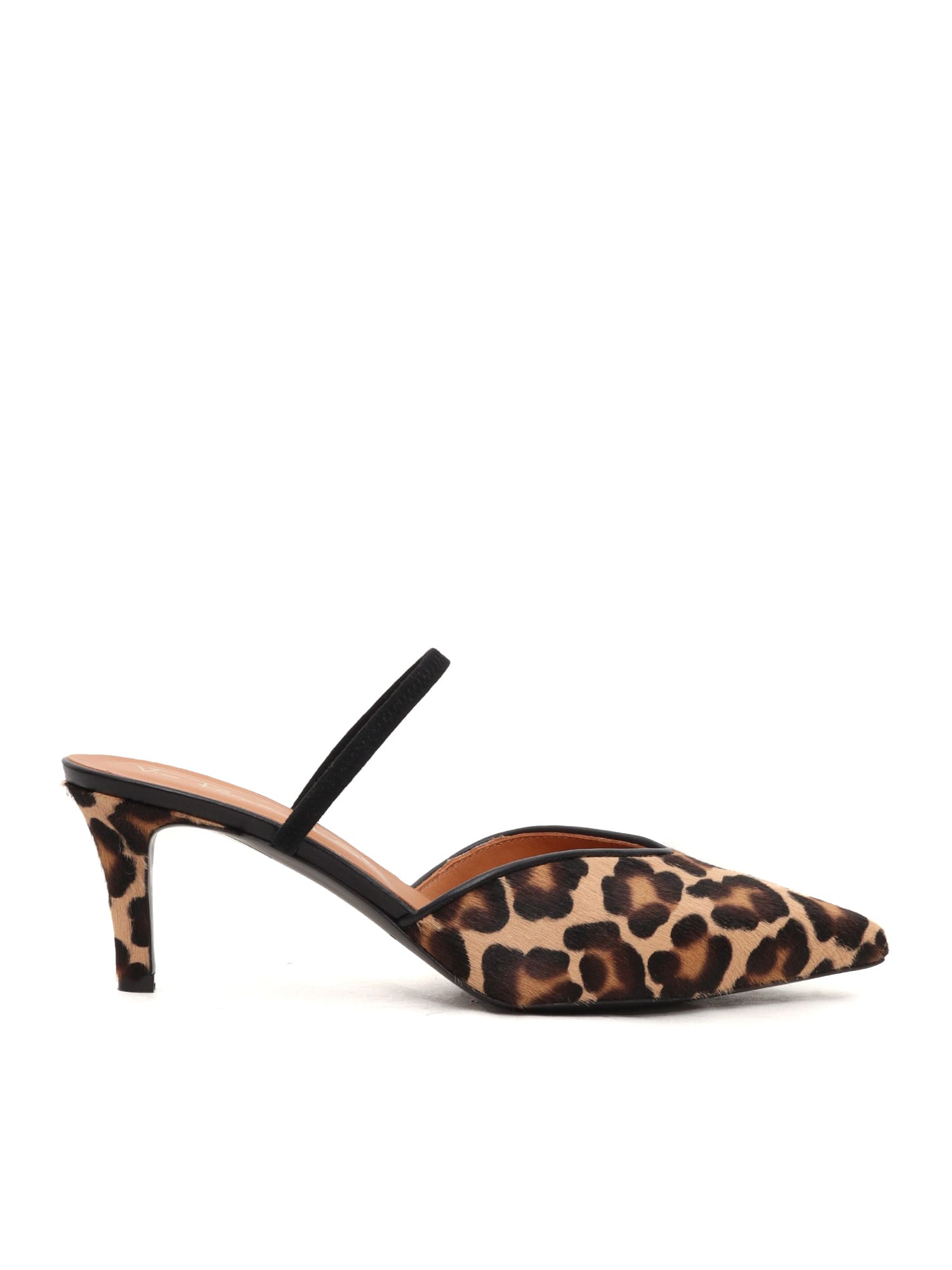 通过Roma 15 Leopard Slingback Pumps