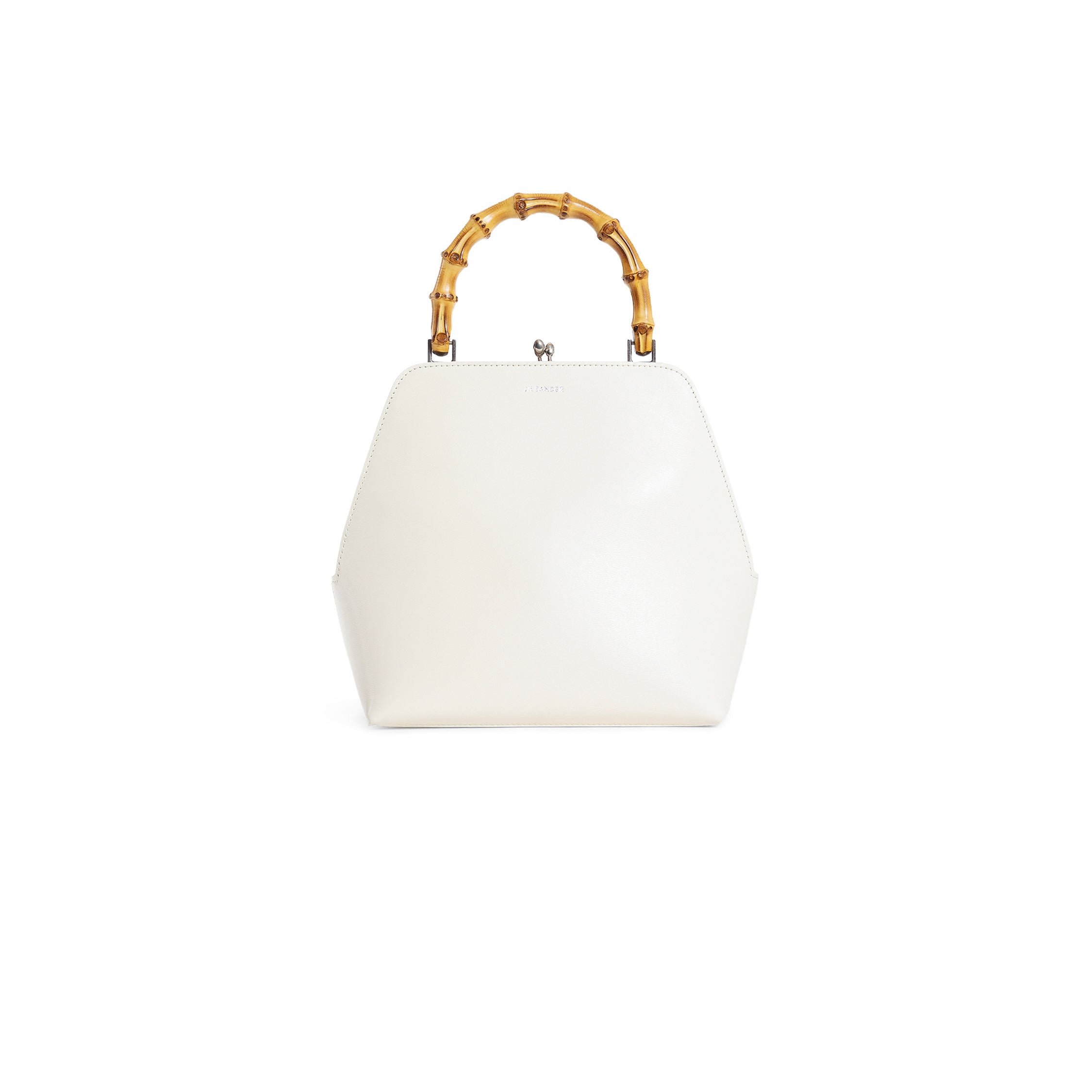 JIL SANDER WOMAN WHITE TOP HANDLE BAGS