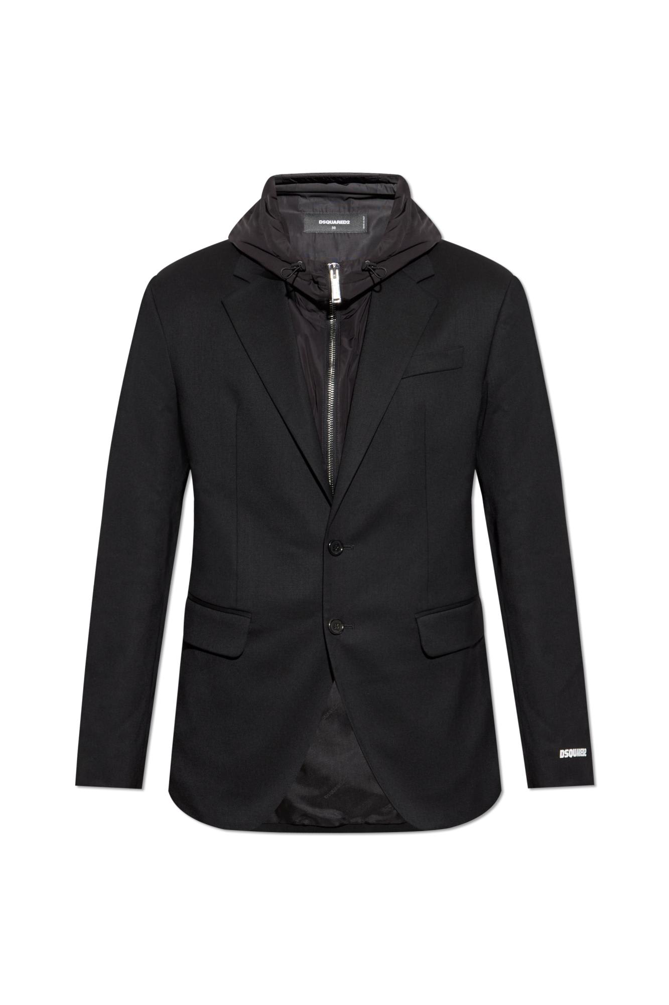 Dsquared2 Blazer With Sewn-in Jacket Dsquared2