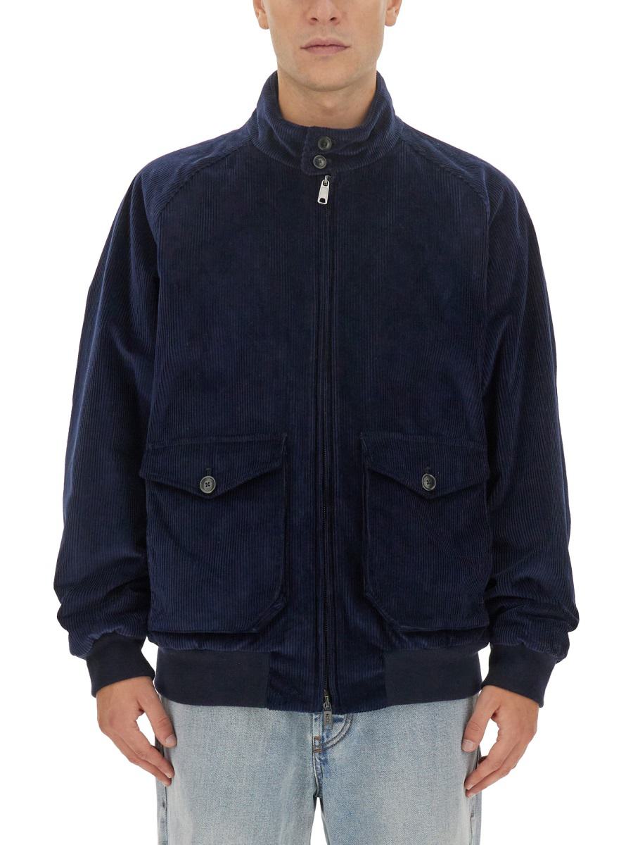 Baracuta 罗纹夹克