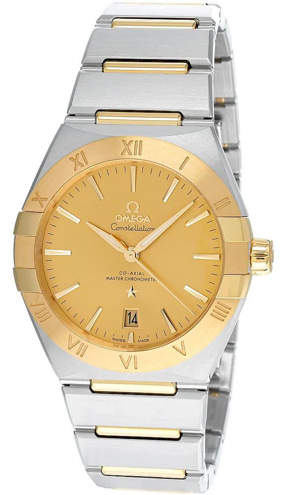 OMEGA Constellation 39MM SS 18K Yellow Gold SS Bracelet Men's Watch 131.20.39.20.08.001 / 13120392008001