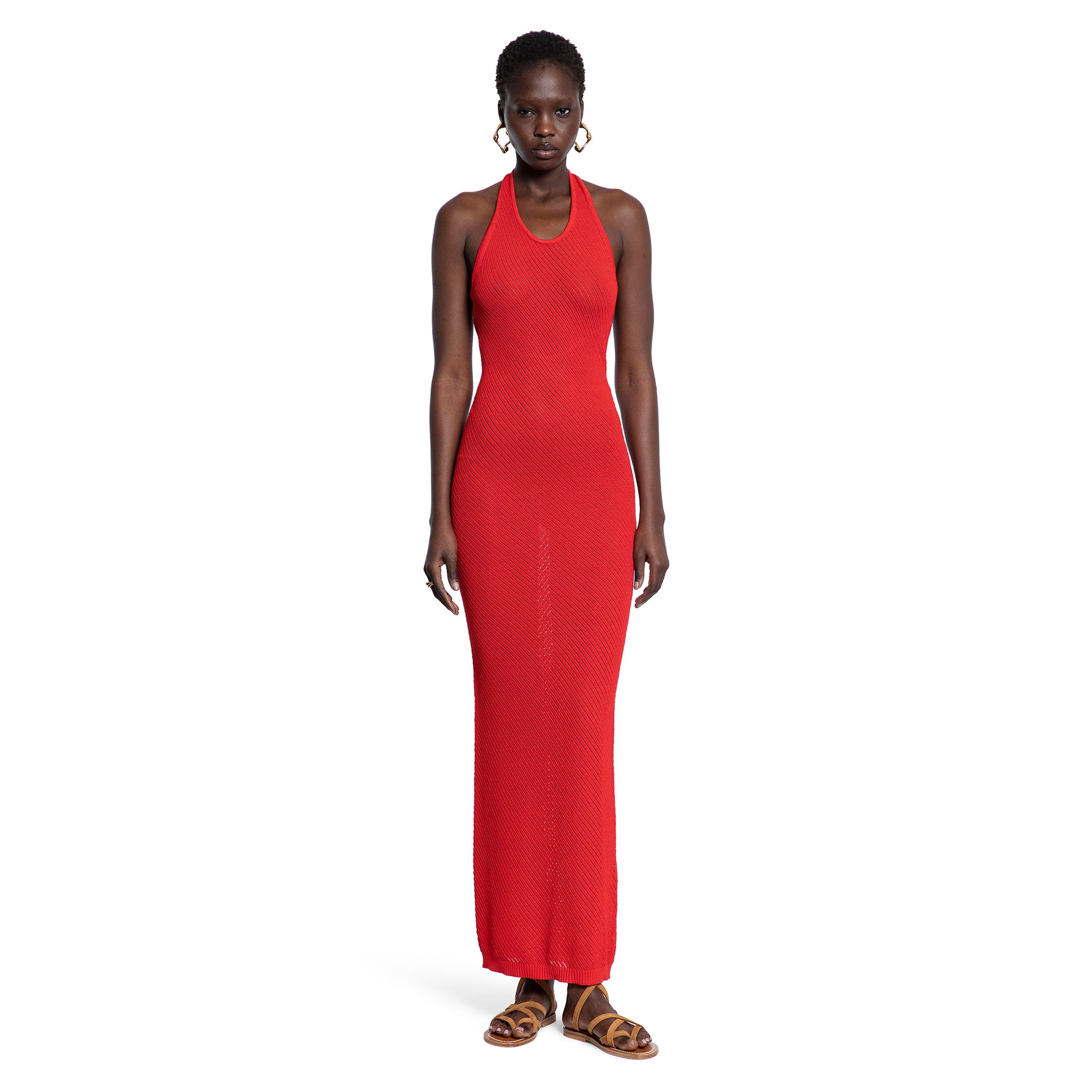 LANEUS WOMAN RED DRESSES