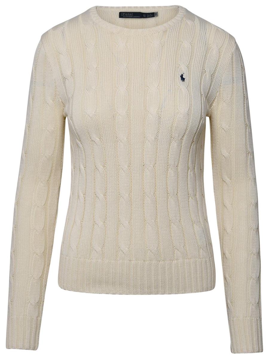 Polo Ralph Lauren Julianna 象牙白棉毛衣