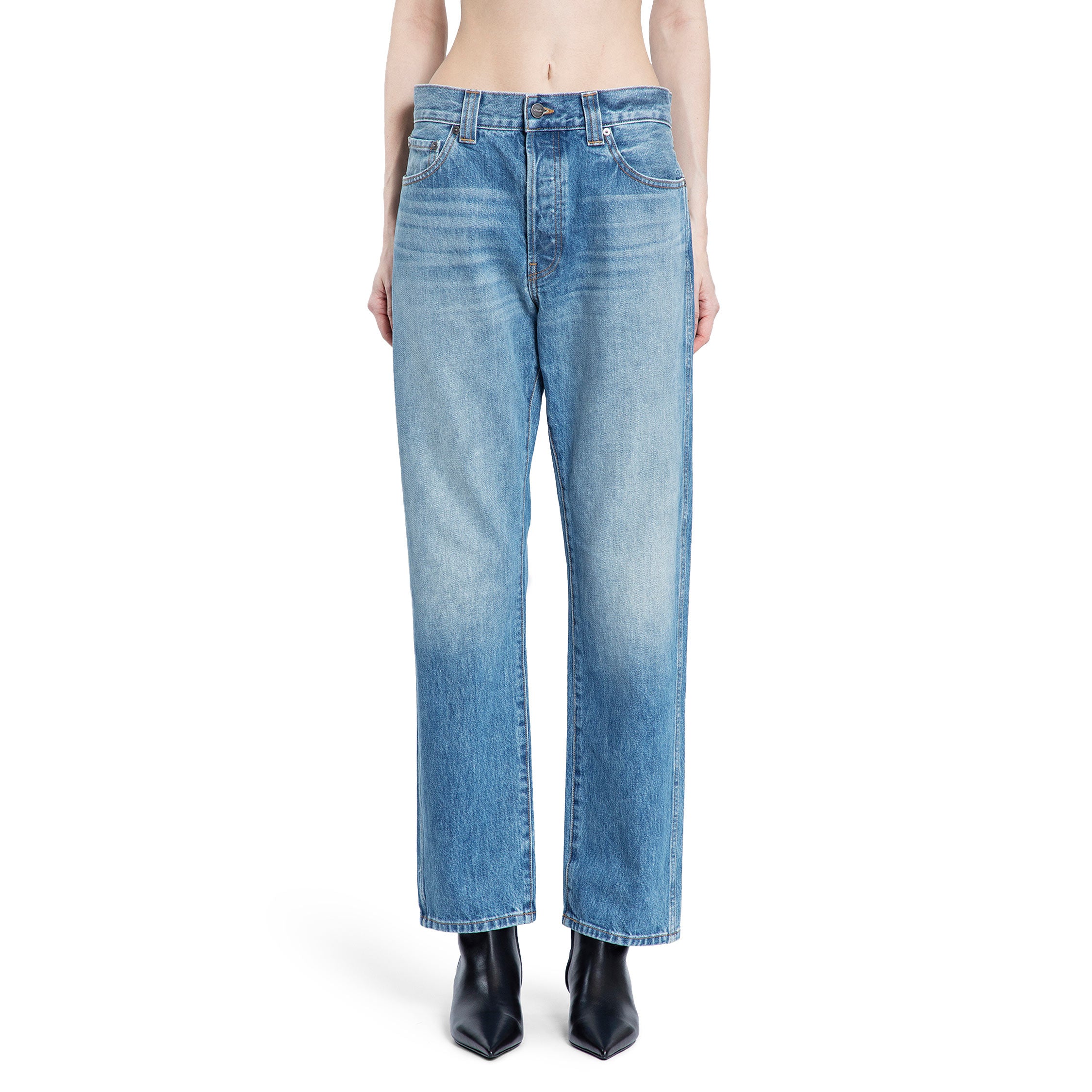 KHAITE WOMAN BLUE JEANS