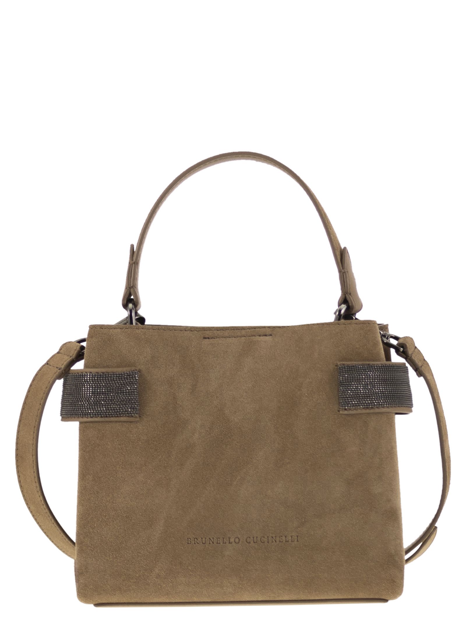 Brunello Cucinelli 精华款珍贵饰带小号手提包