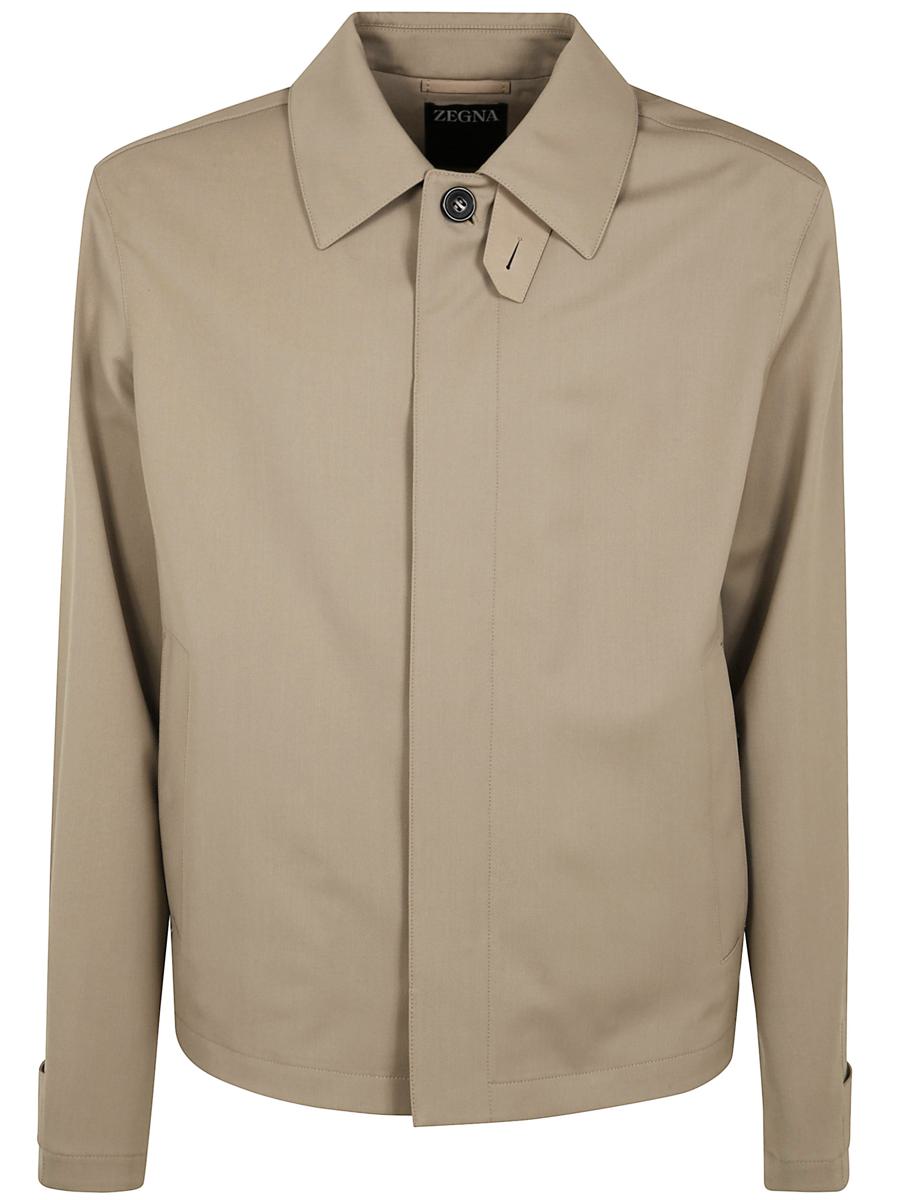 Zegna Wool Mohair And Silk Blouson Clothing