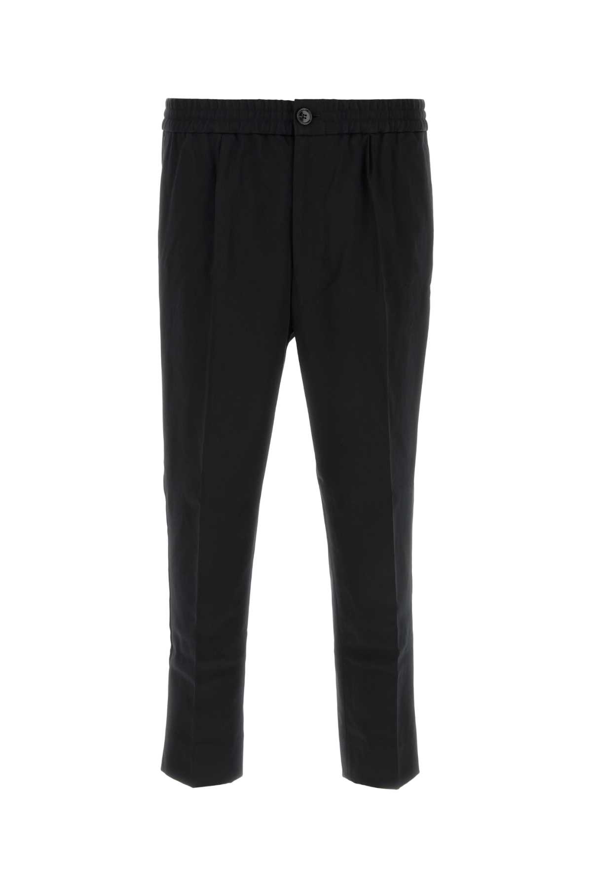 Ami Alexandre Mattiussi Black Cotton Pant