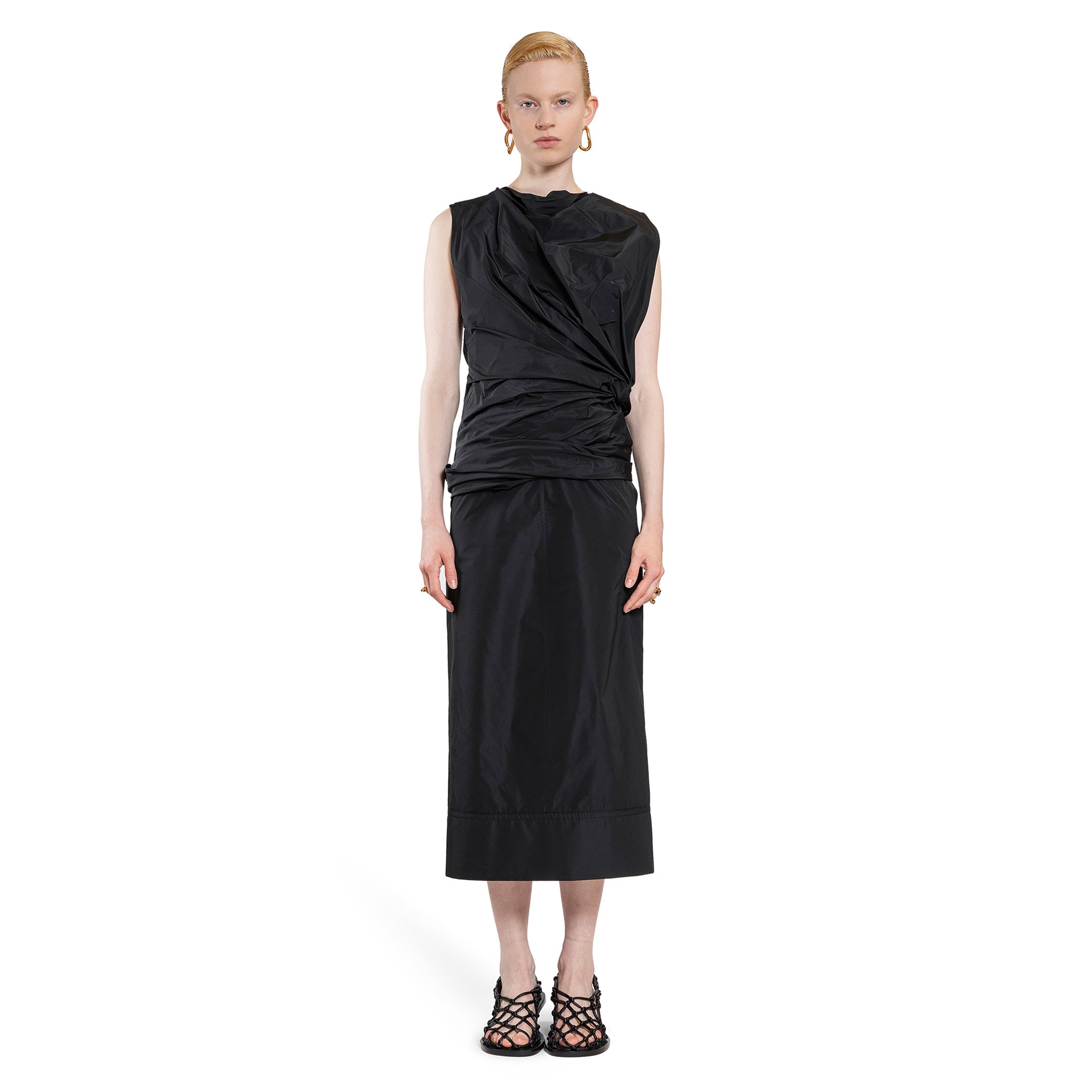 JIL SANDER WOMAN BLACK DRESSES