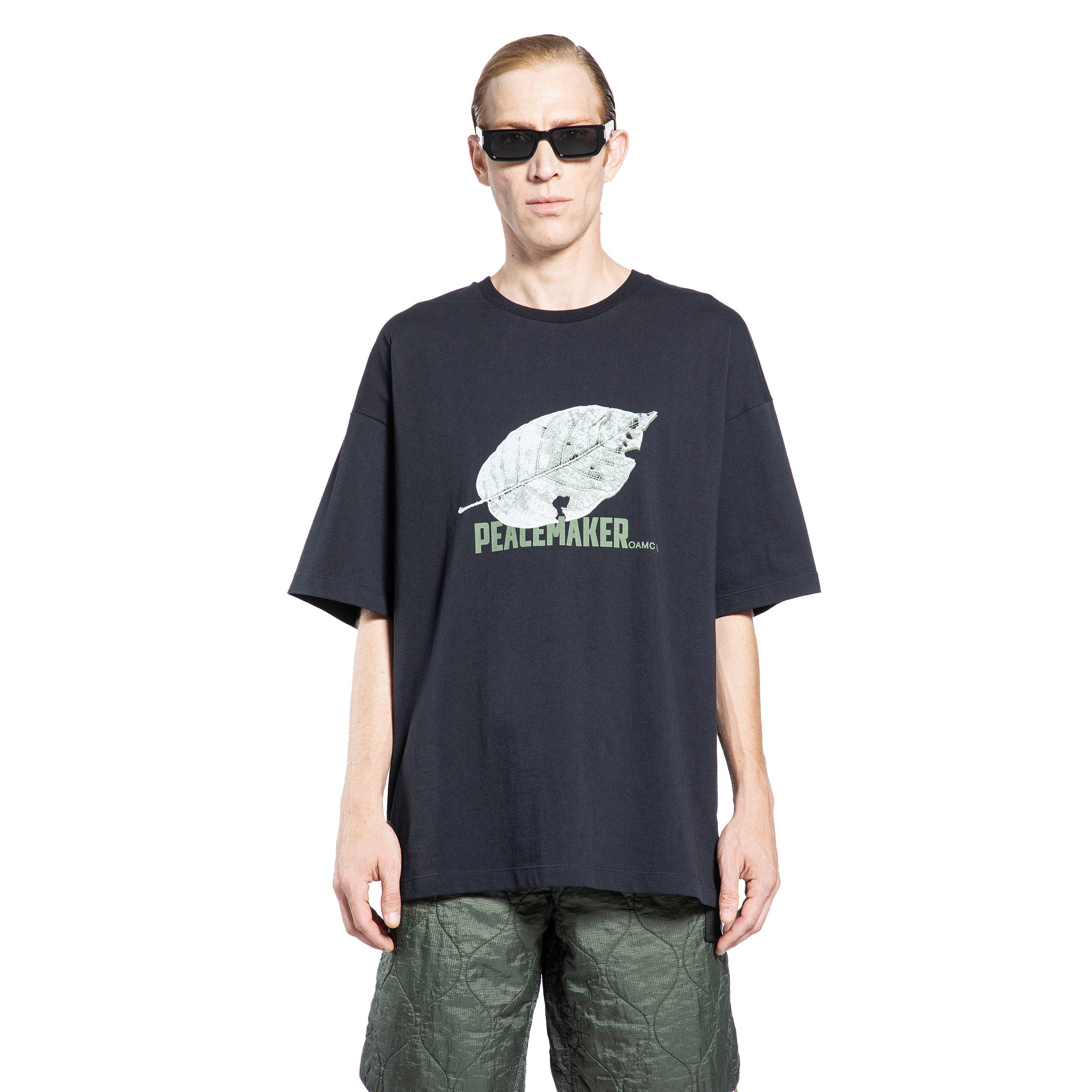 OAMC MAN BLACK T-SHIRTS & TANK TOPS