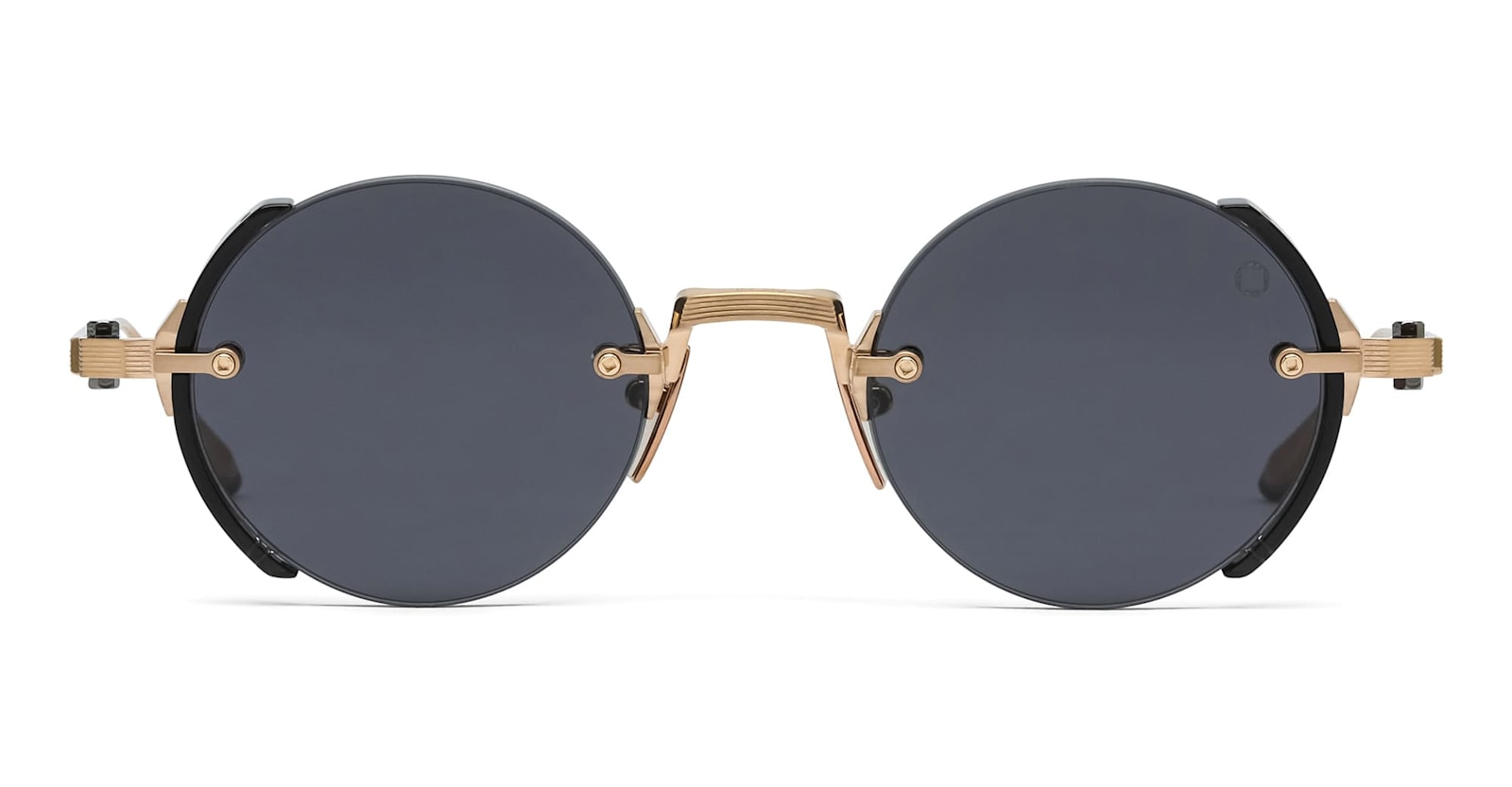 Akoni Jupiter - Brushed 12k Gold / Crystal Black Sunglasses