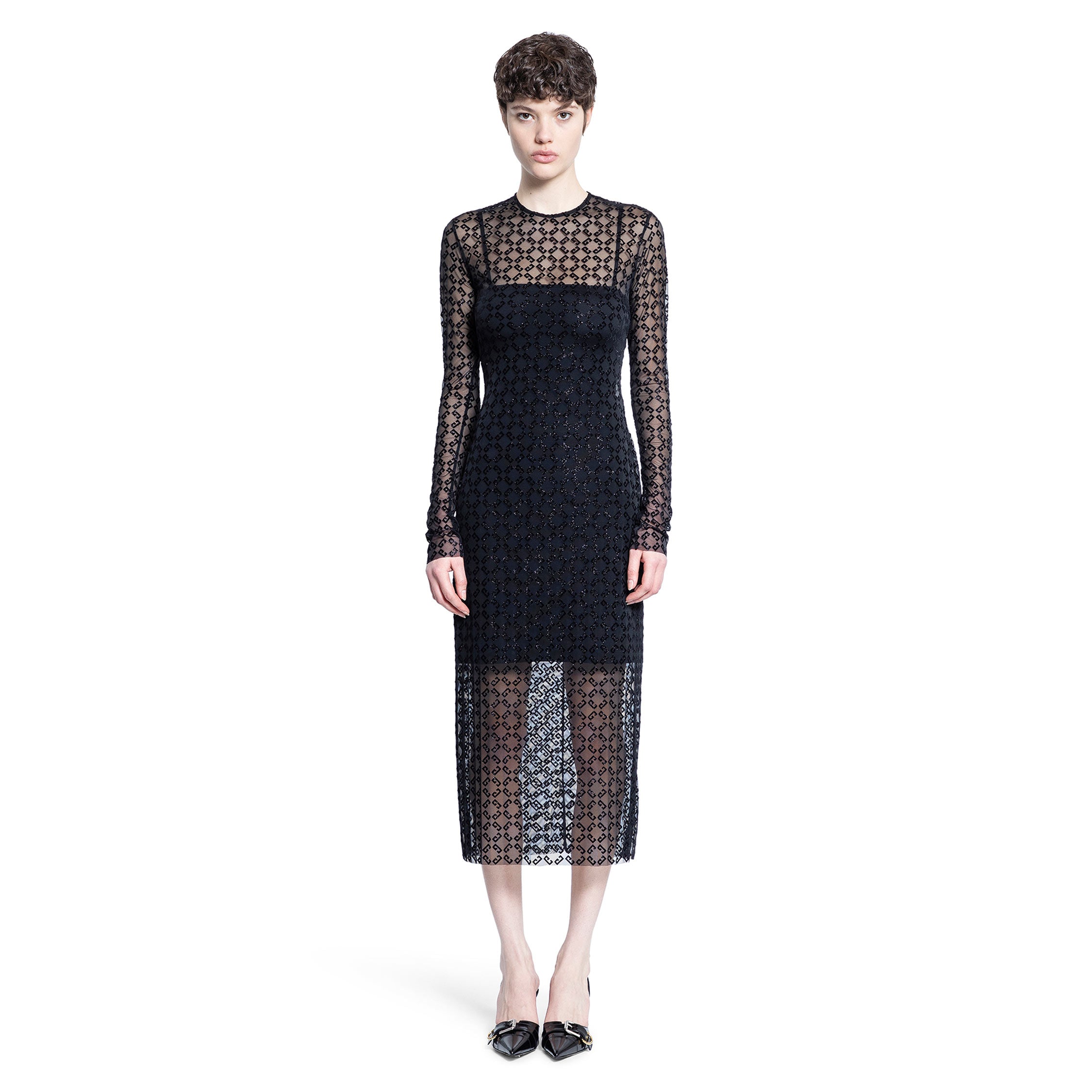 GIVENCHY WOMAN BLACK DRESSES
