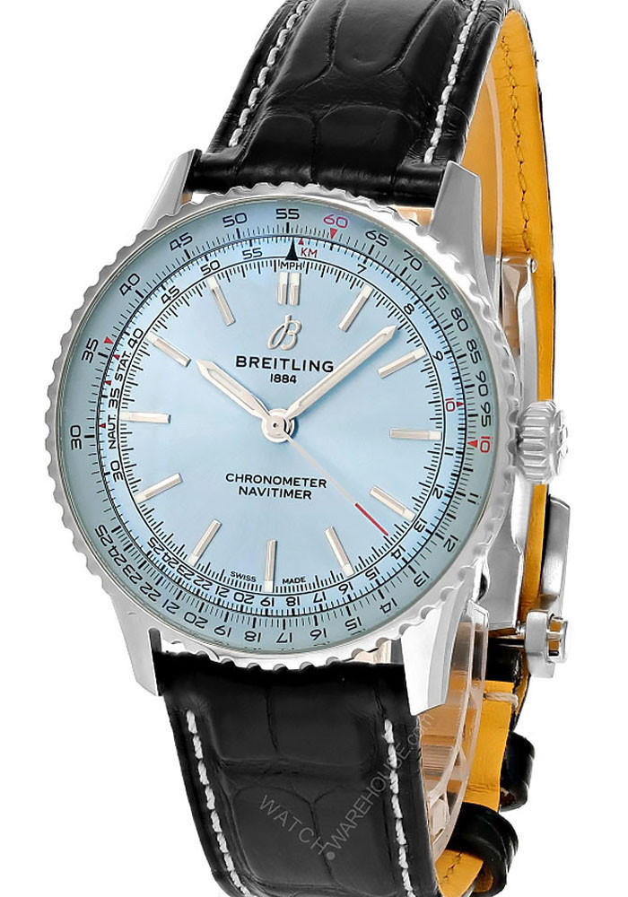 BREITLING Navitimer AUTO 41MM Black Leather Men's Watch A17329171C1P1