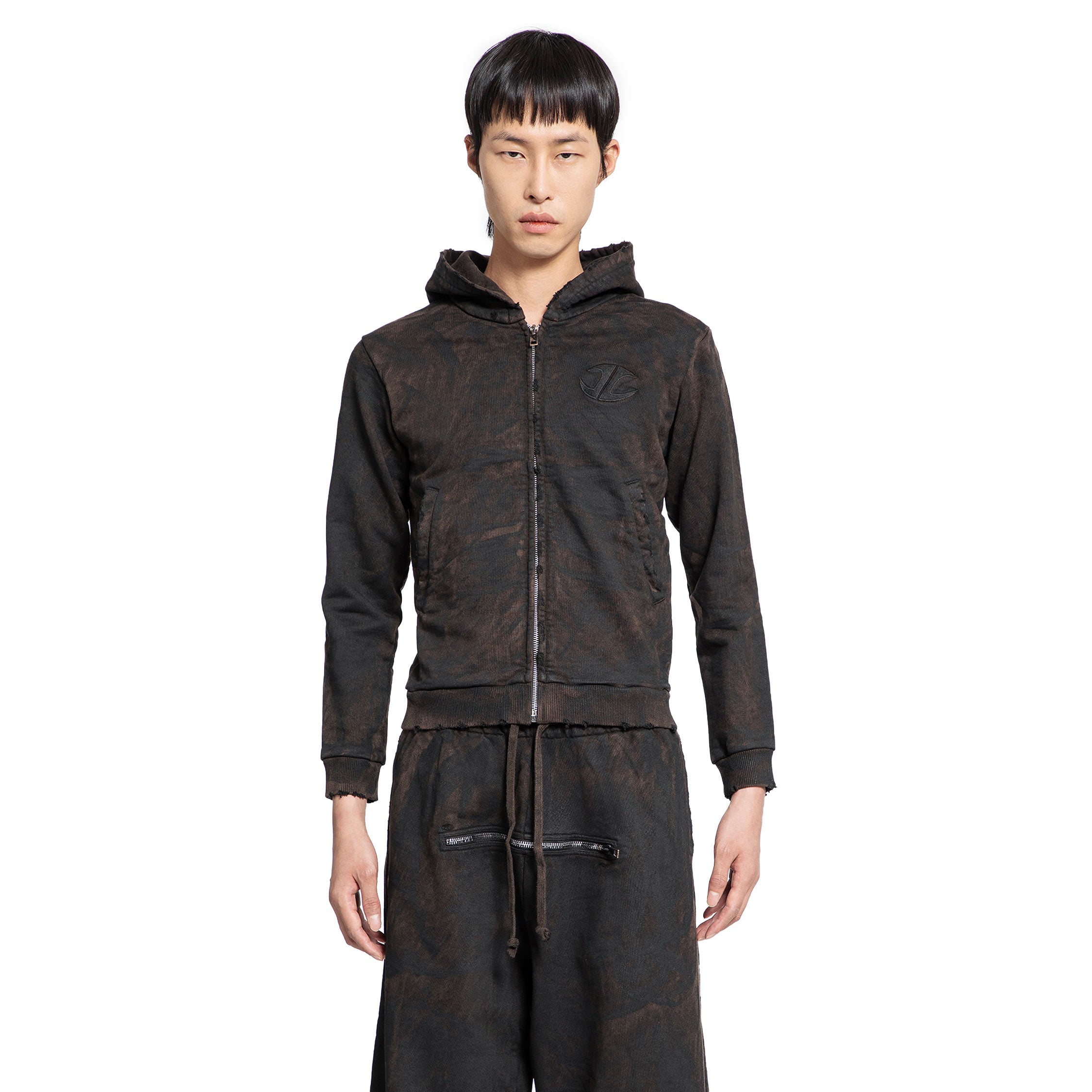 JORDANLUCA MAN BLACK SWEATSHIRTS