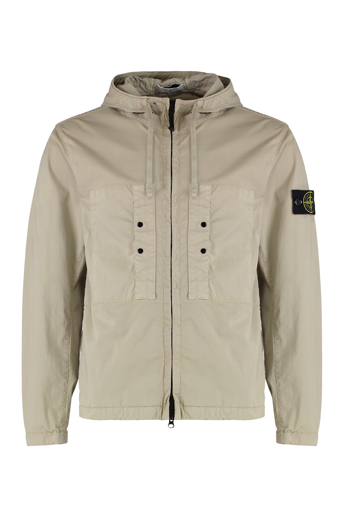 Stone Island Hooded Cotton Jacket