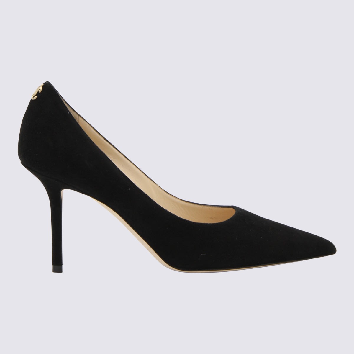 Jimmy Choo Black Leather Love 85 Pumps