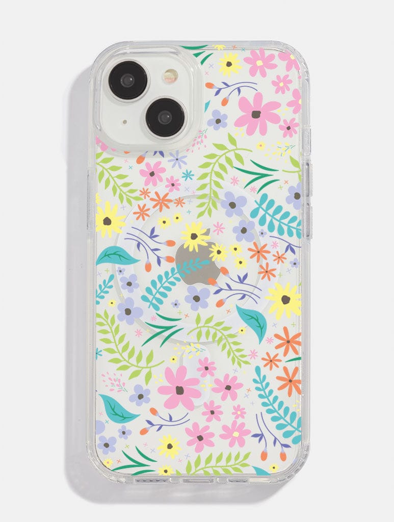 Pretty Floral Mag Safe i Phone Case, i Phone 13 Pro Max Case