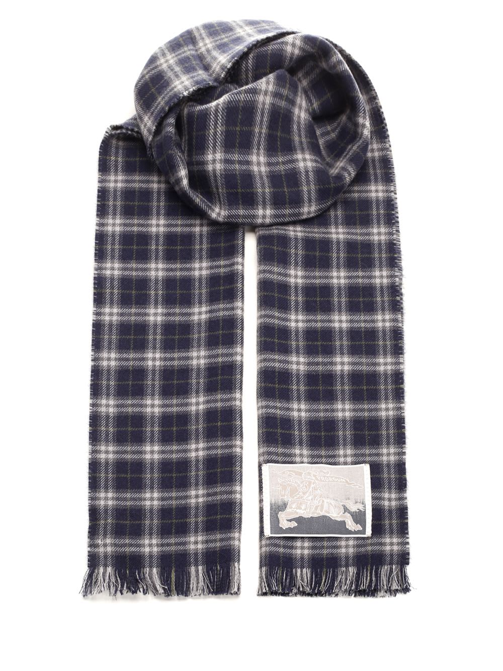 Burberry Tiny Check Wool Scarf
