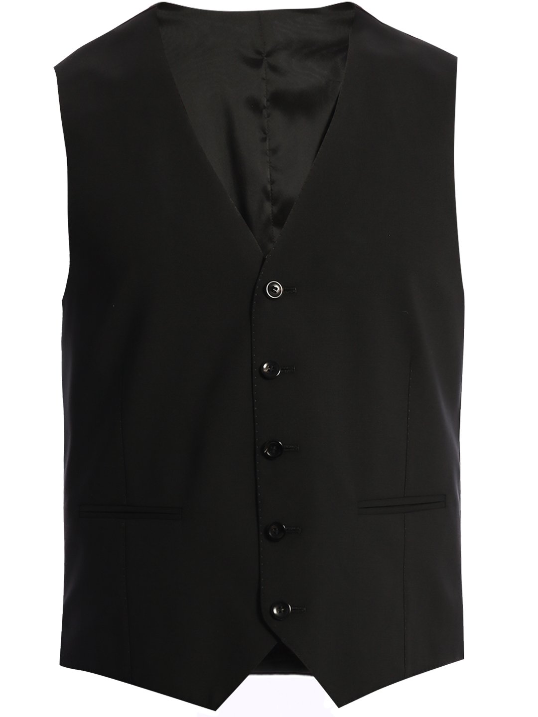 Wool Vest Black