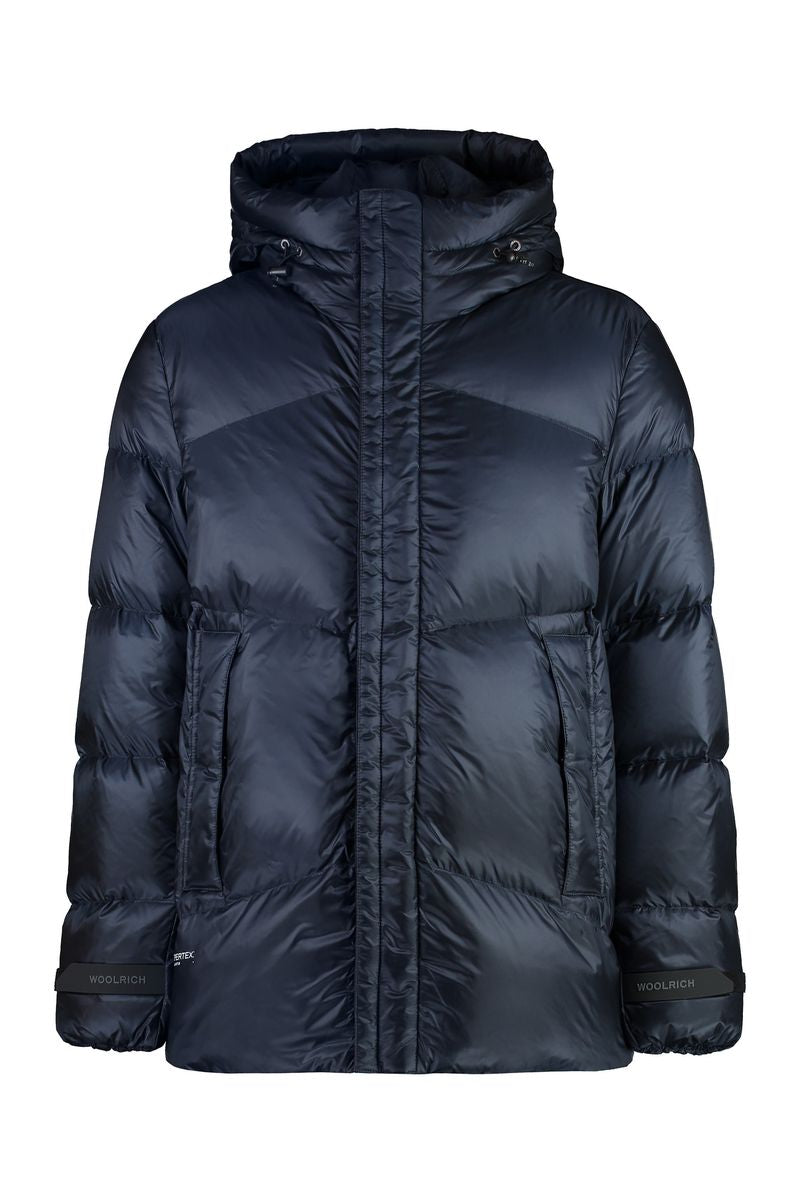 Woolrich Hooded Nylon Down Jacket