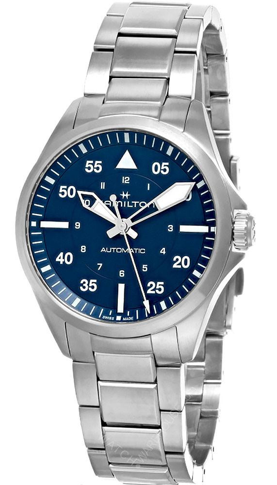 HAMILTON Khaki Aviation Pilot SS 39MM Blue Dial Men's Watch H76305140