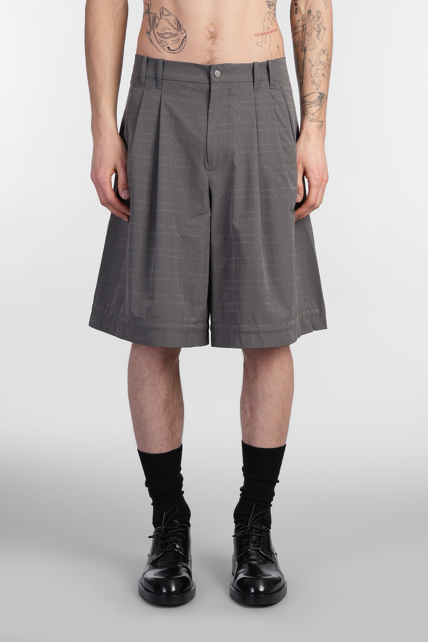 J. L-A. L Mica Short Shorts In Grey Polyester