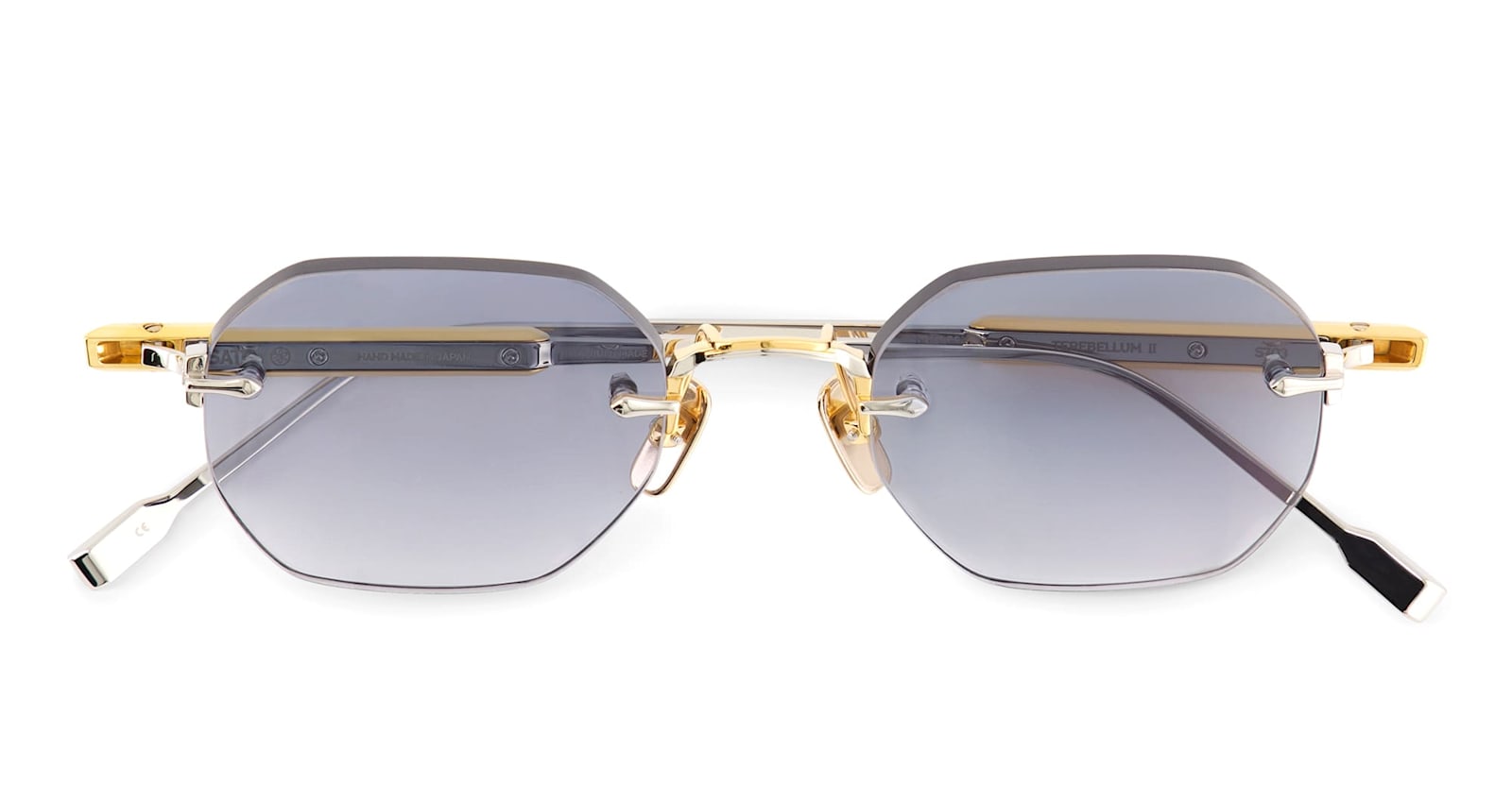 Sato Terebellum Ii - Yellow Gold / Platinum Sunglasses