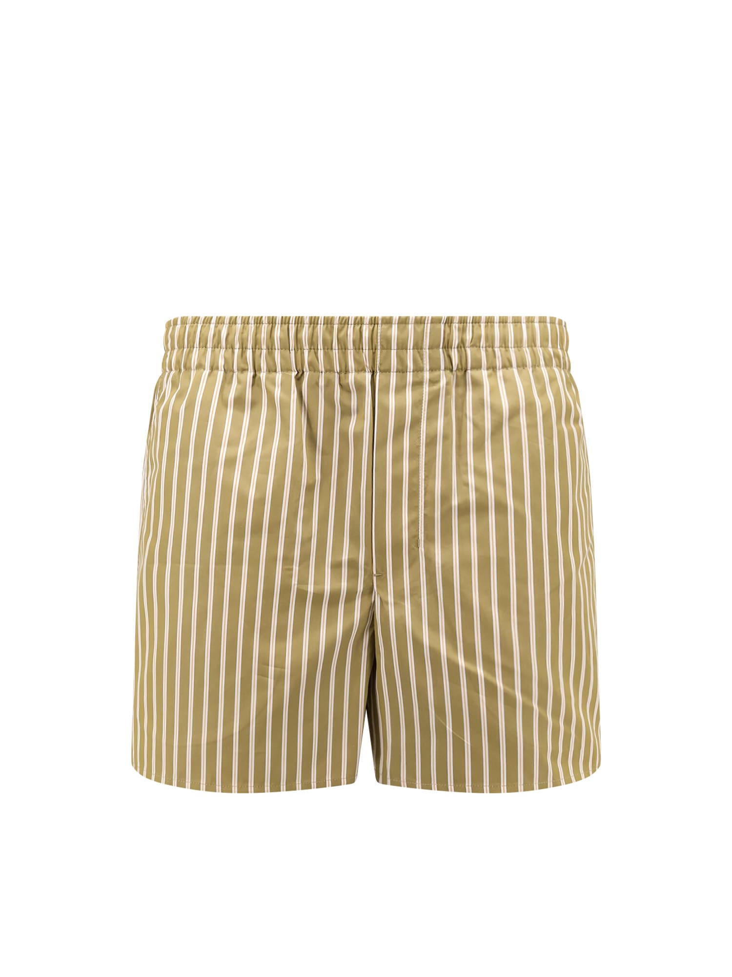 Ami Alexandre Mattiussi Striped Cotton Shorts