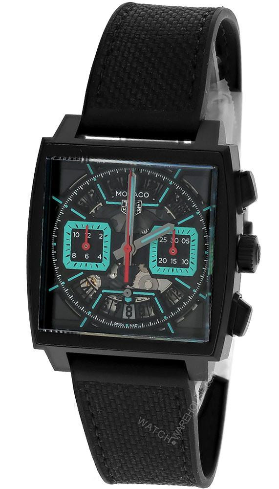 TAG HEUER Monaco Chronograph 39MM Titanium Men's Watch CBL2184.FT6236