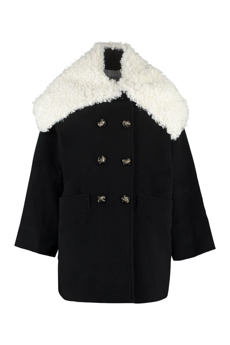 Rodebjer Lainey Double-Breasted Wool Coat