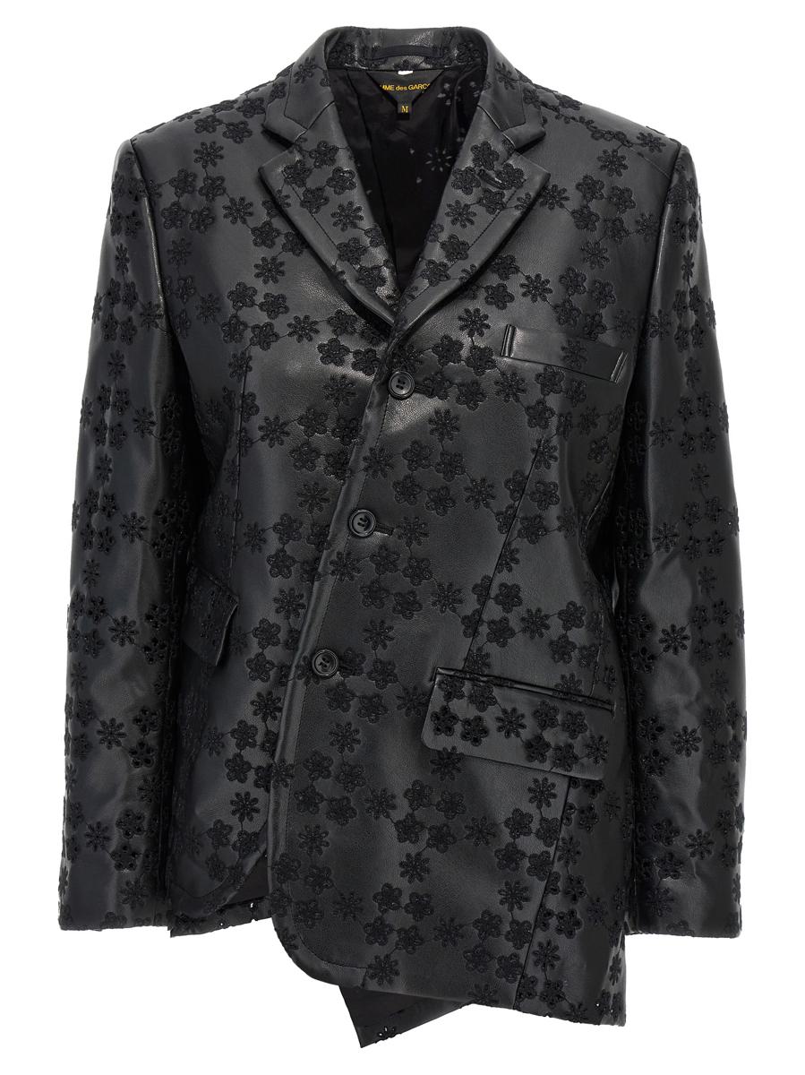 Comme Des Garçons 刺绣单排扣西装外套