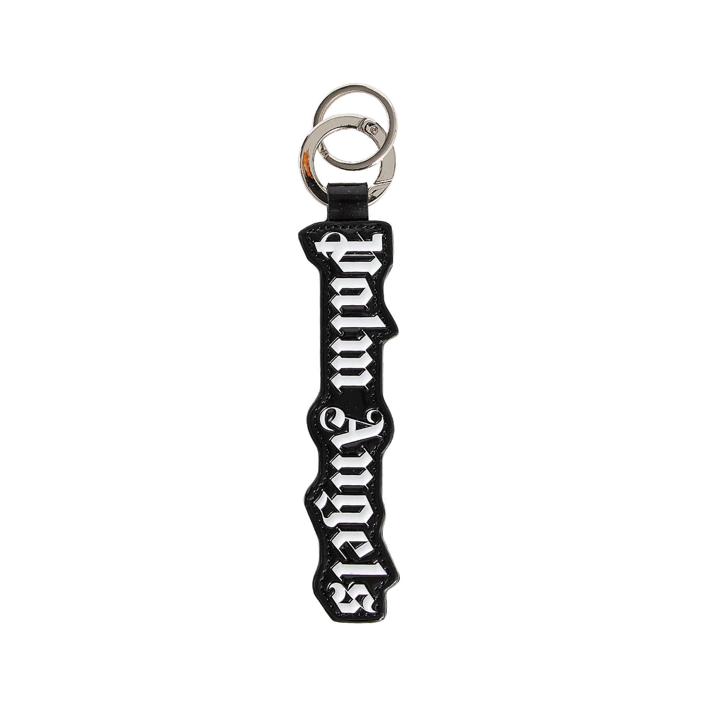 PALM ANGELS MAN BLACK & WHITE KEYCHAINS