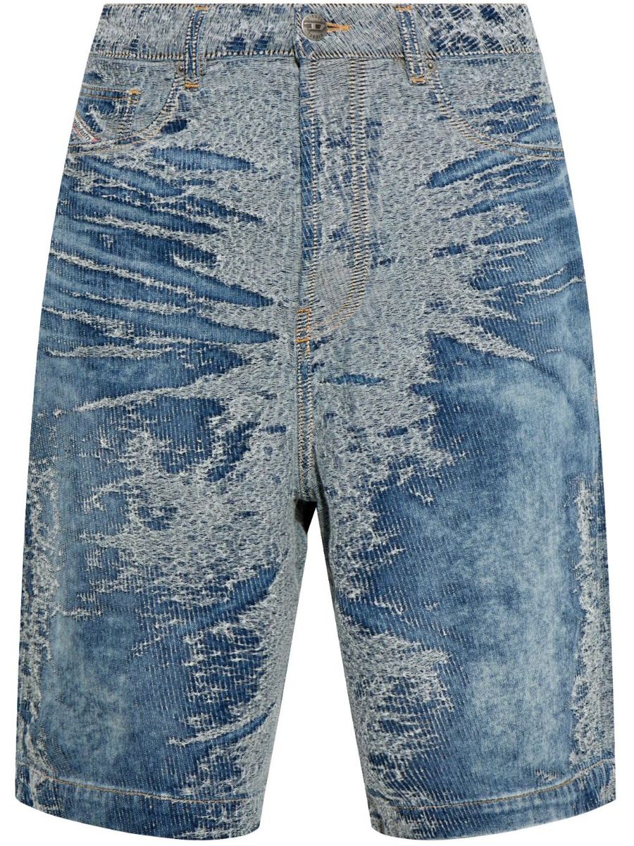 Diesel Blue Cotton Short