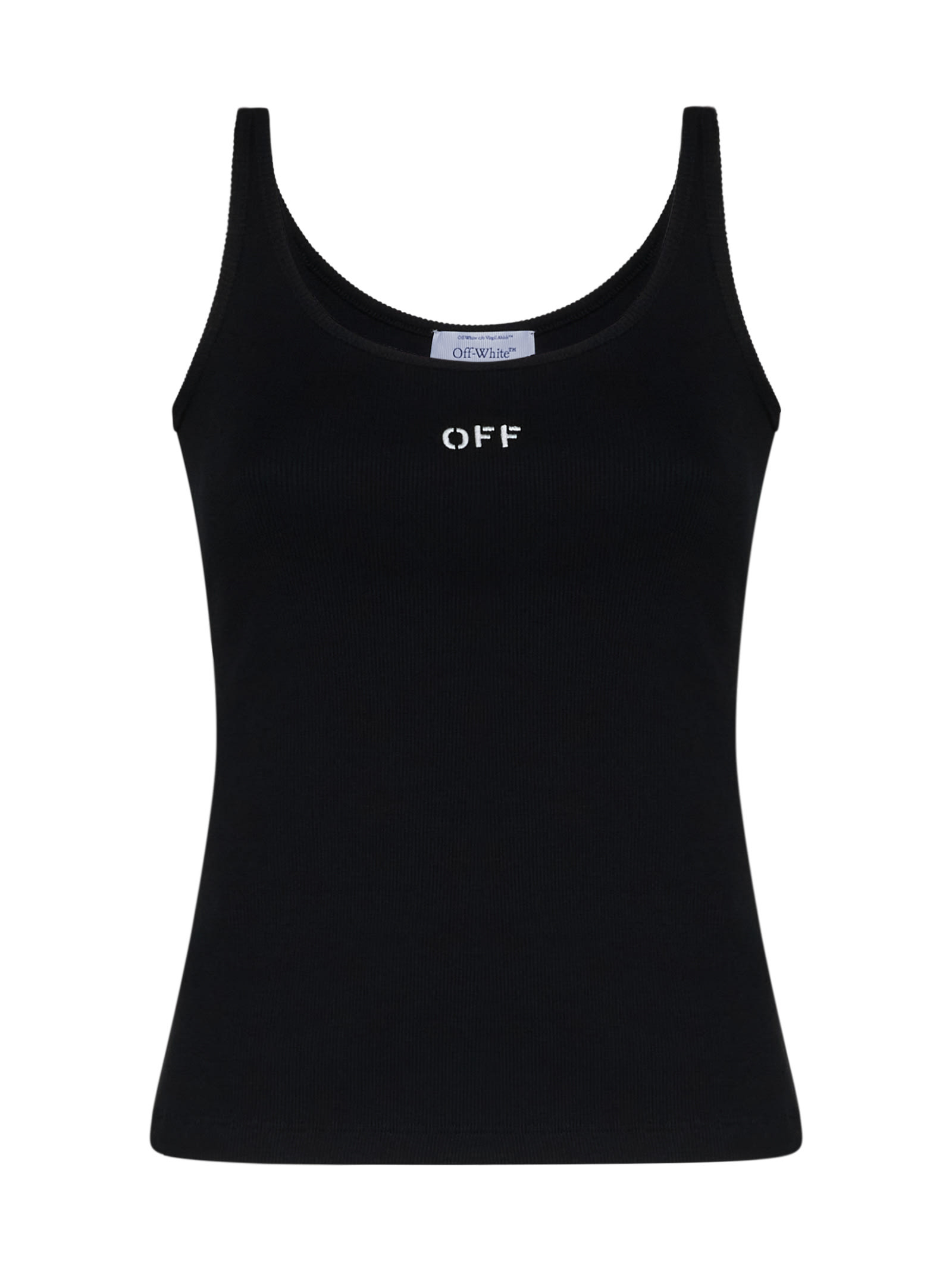 Off-White Logo罗纹棉背心