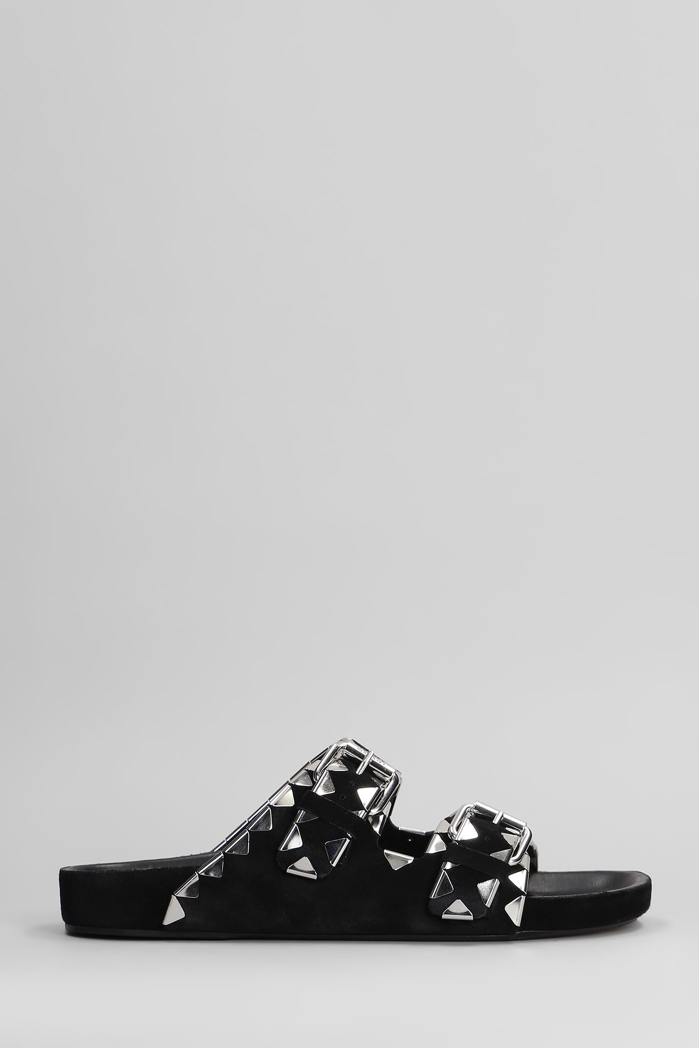 Isabel Marant Lennyo Flats In Black Suede