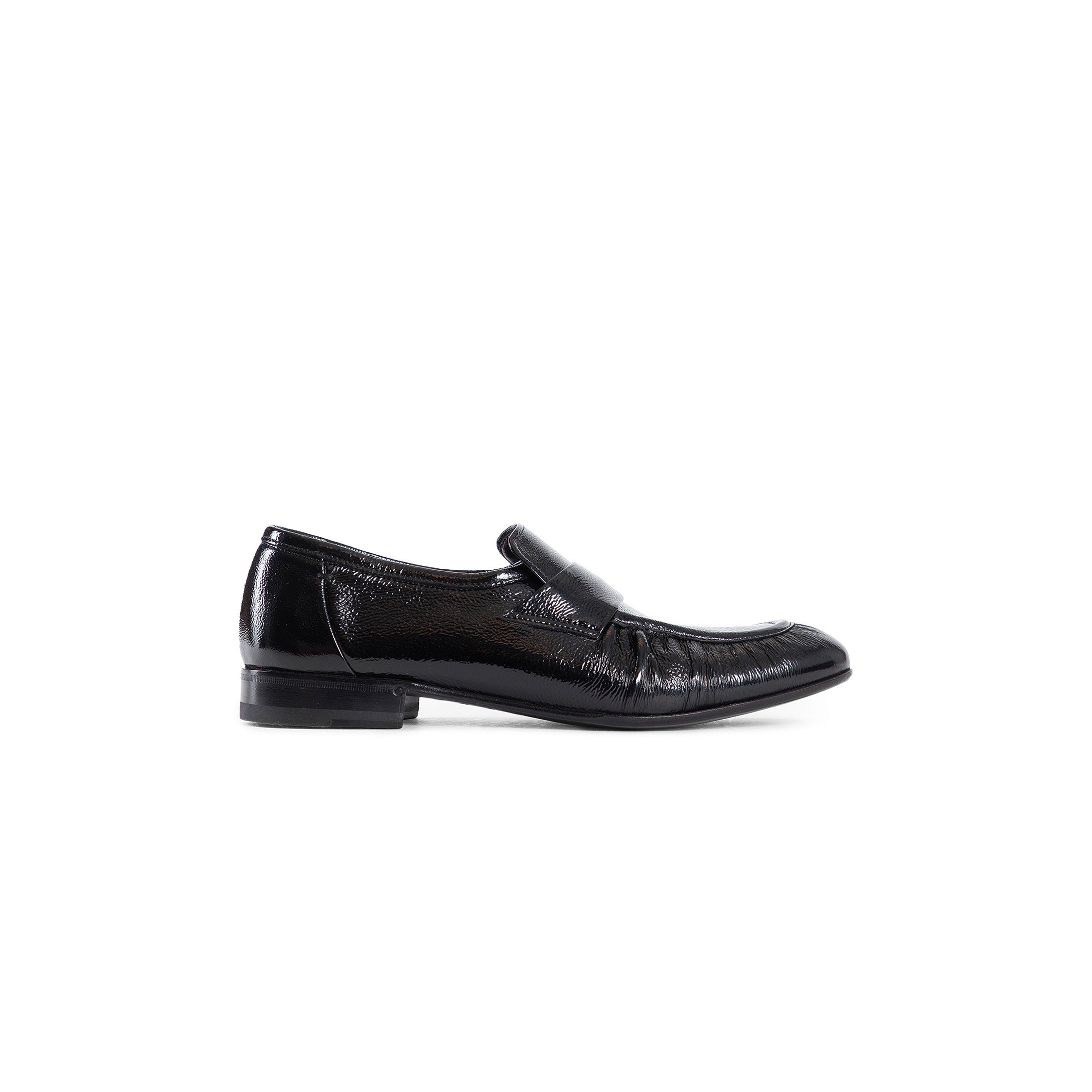 LARDINI MAN BLACK LOAFERS & FLATS