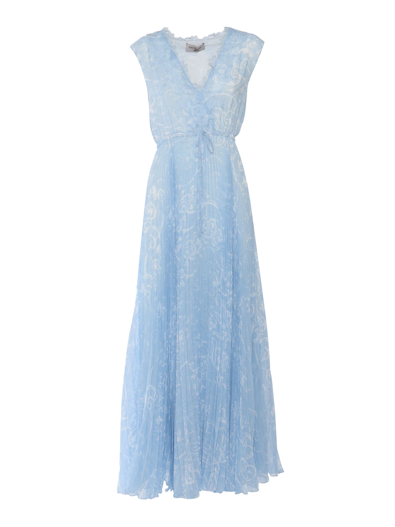 Ermanno Ermanno Scervino Long Light Blue Dress