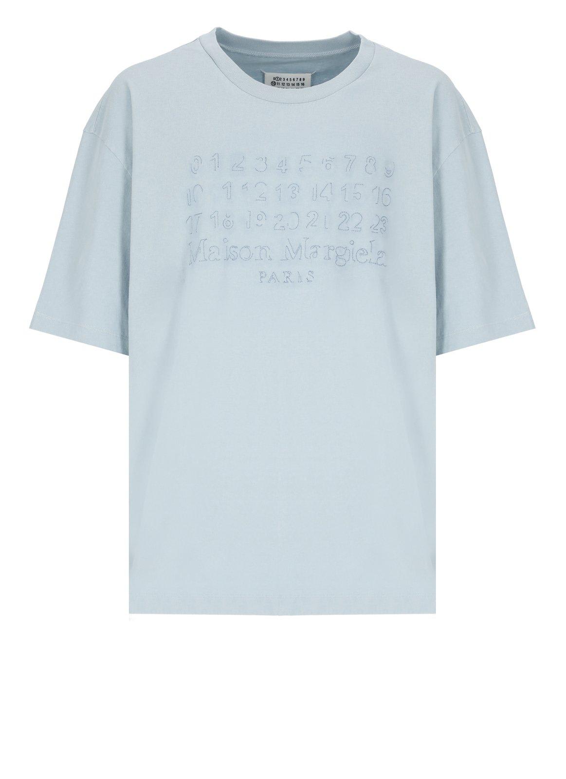 Maison Margiela Numbers-motif Crewneck T-shirt