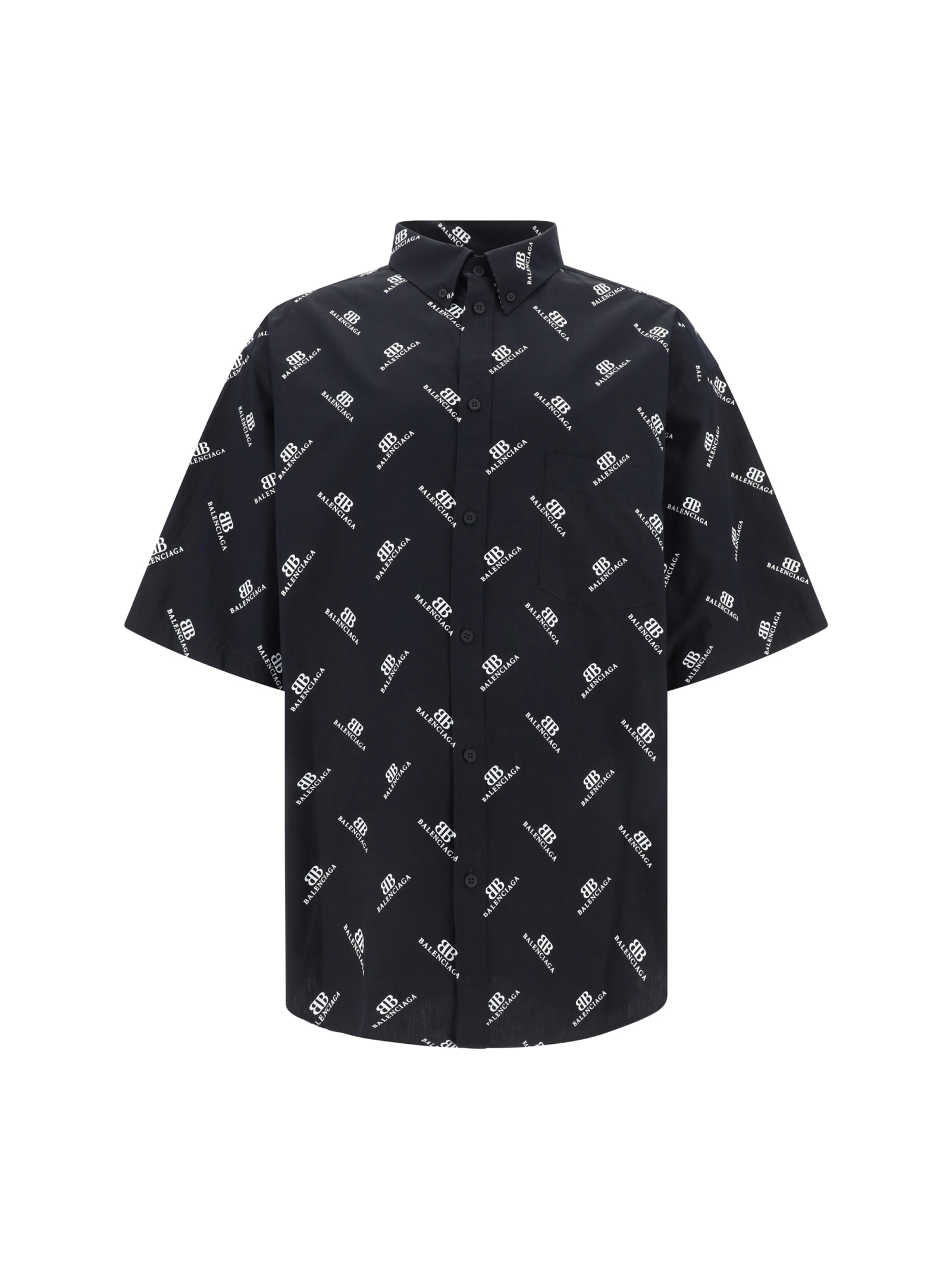 Balenciaga bb Monogram Logo Shirt
