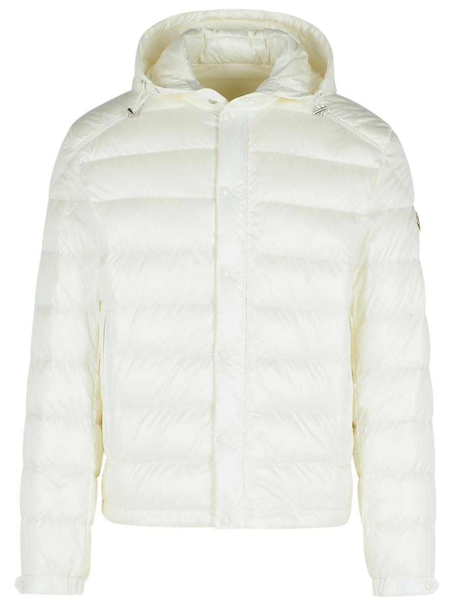 Moncler 'Gliere' White Polyamide Down Jacket