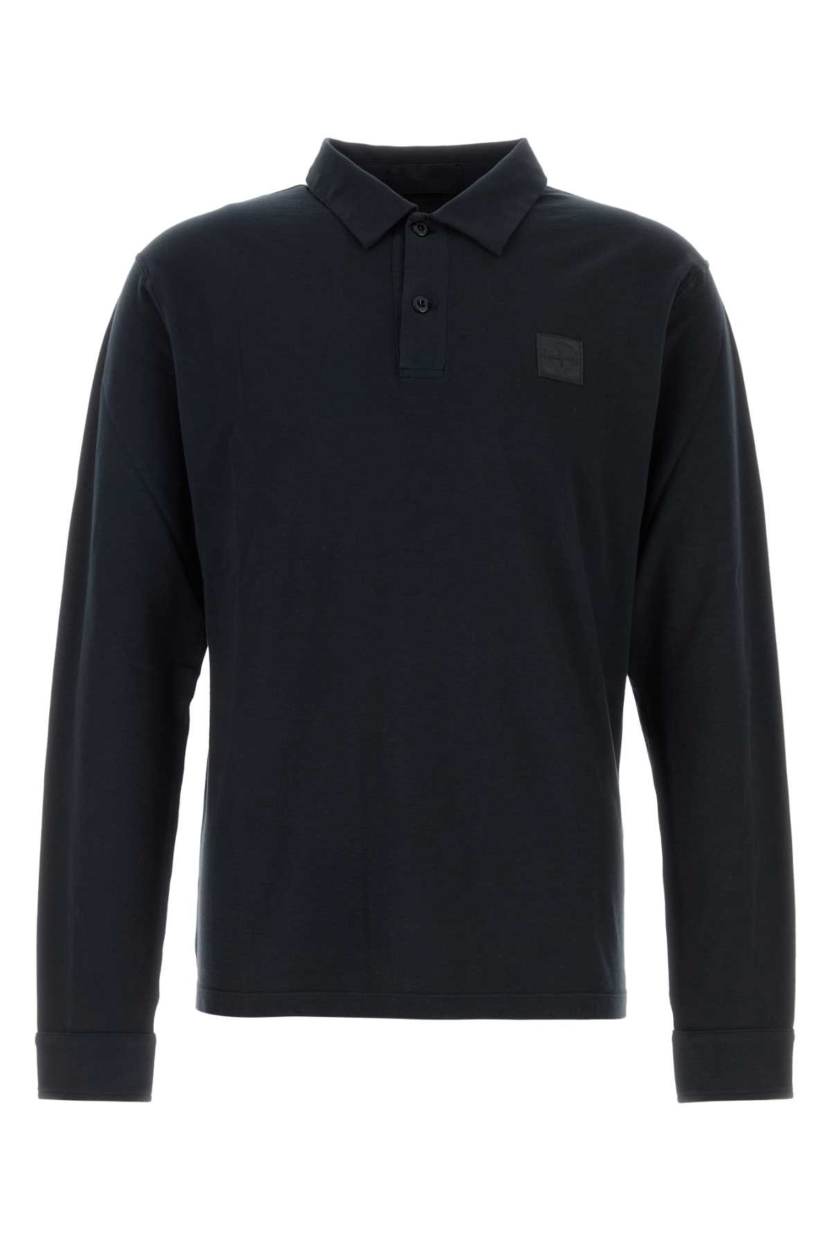Stone Island 午夜蓝棉质Polo衫