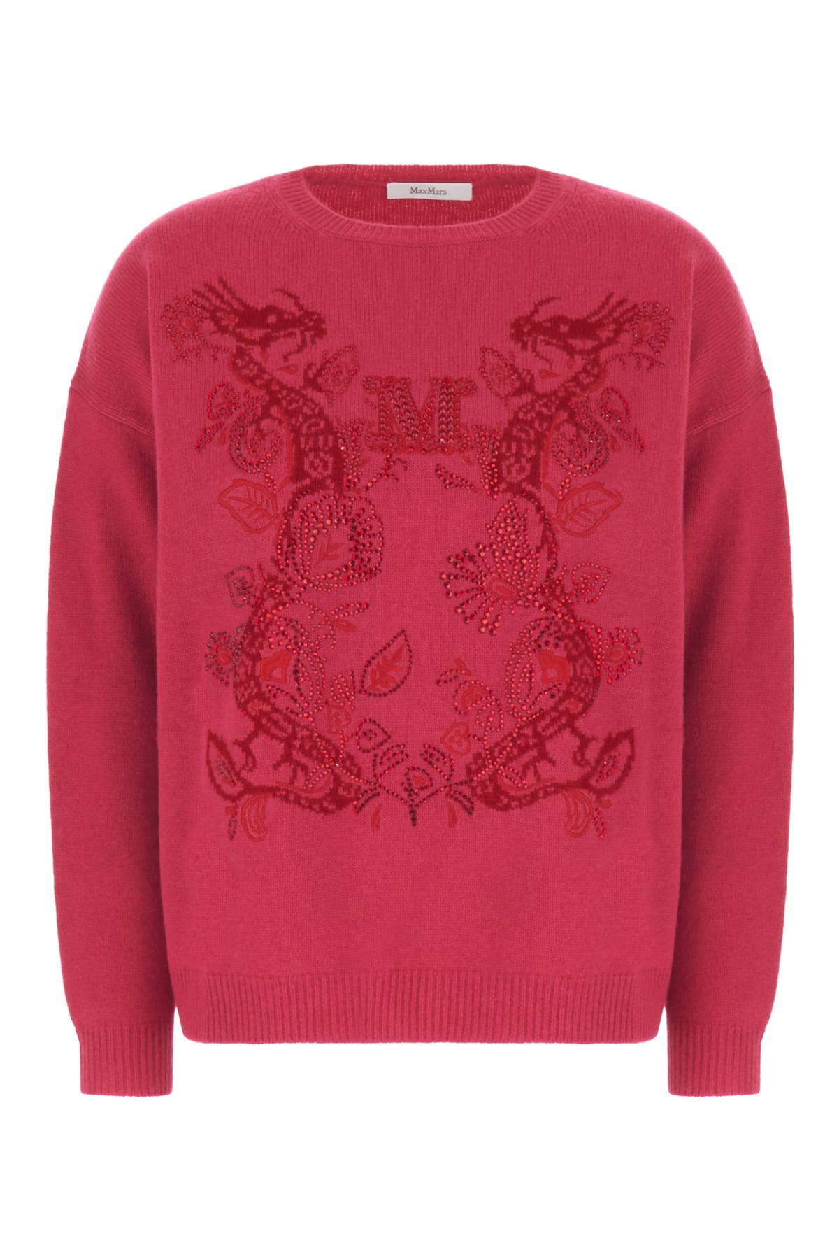 Max Mara Tyrian Purple Wool Blend Sweater