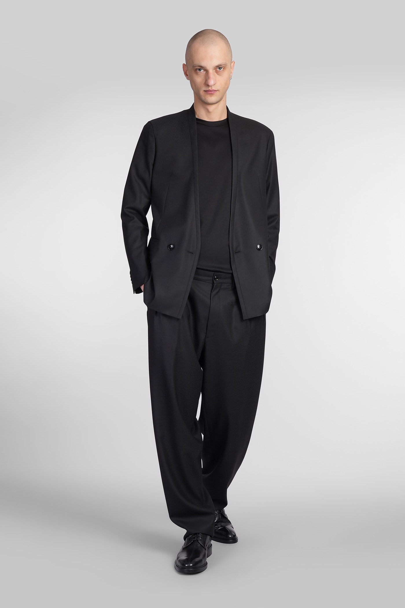 Giorgio Armani 黑色棉质T恤