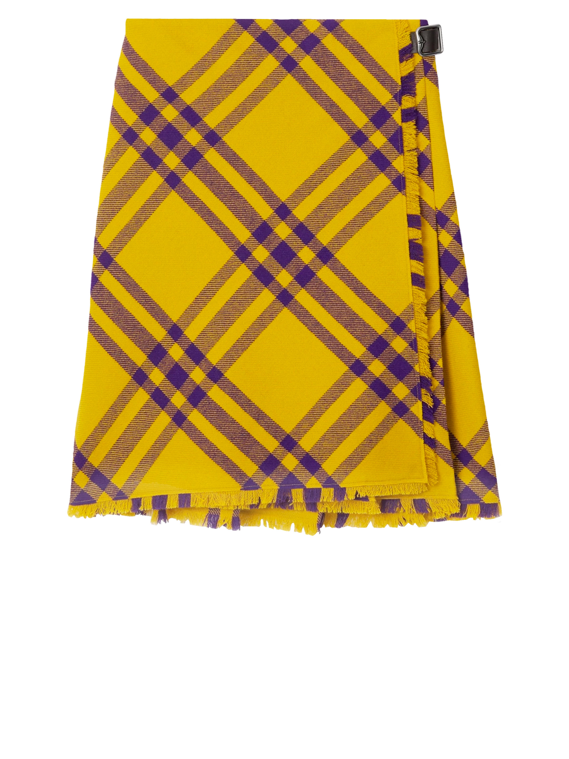 Check wool kilt